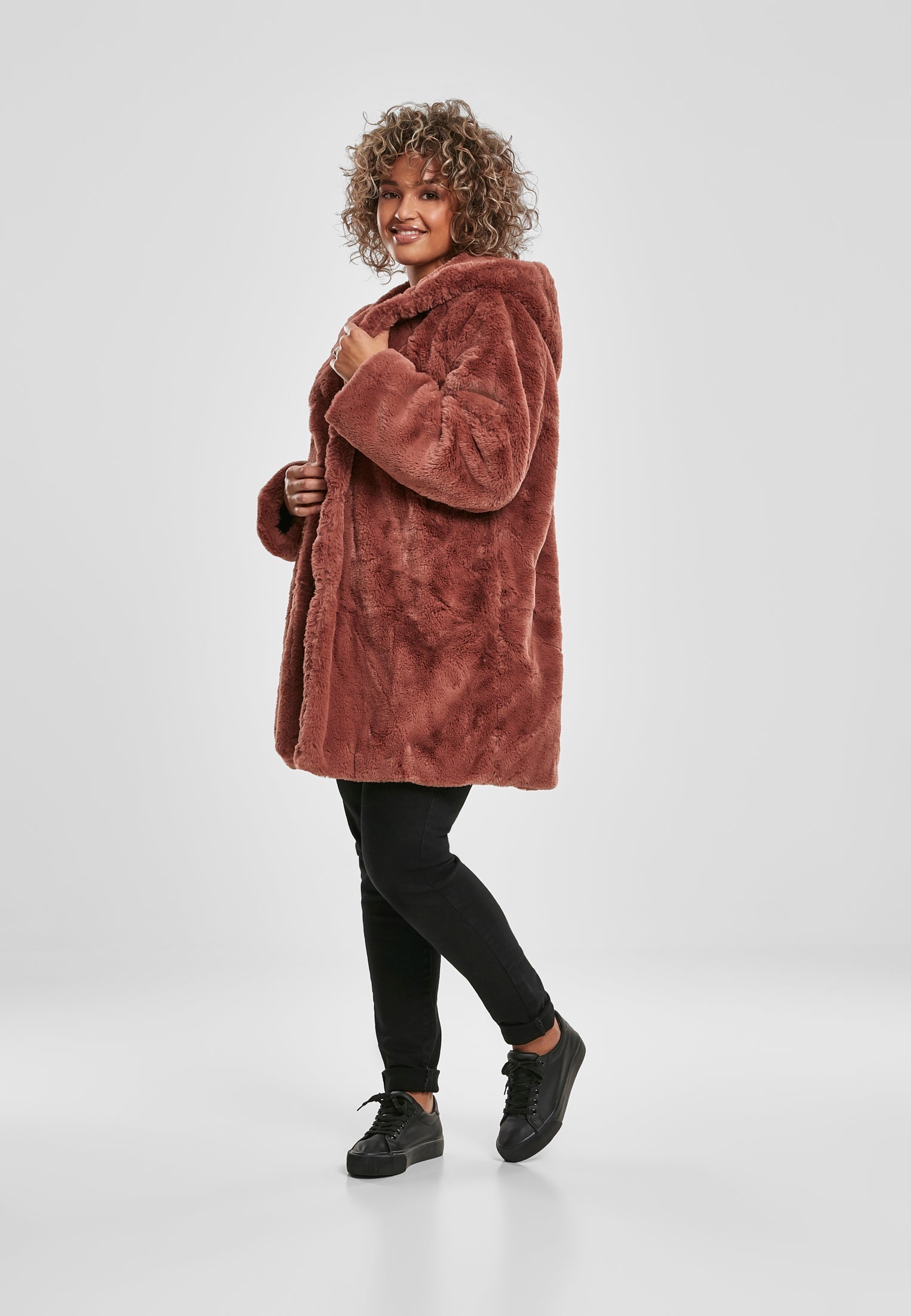 UC Hooded Teddy Coat - workoutbrands.com