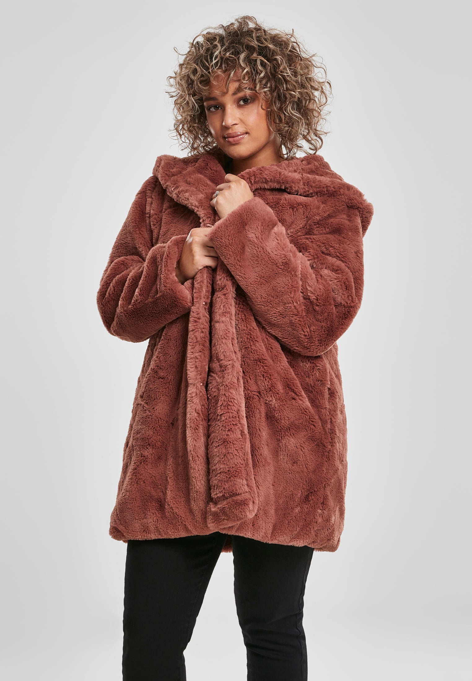 UC Hooded Teddy Coat - workoutbrands.com