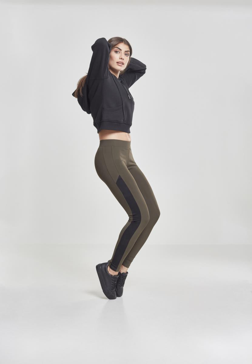 UC Jacquard Camo Striped Leggings - workoutbrands.com