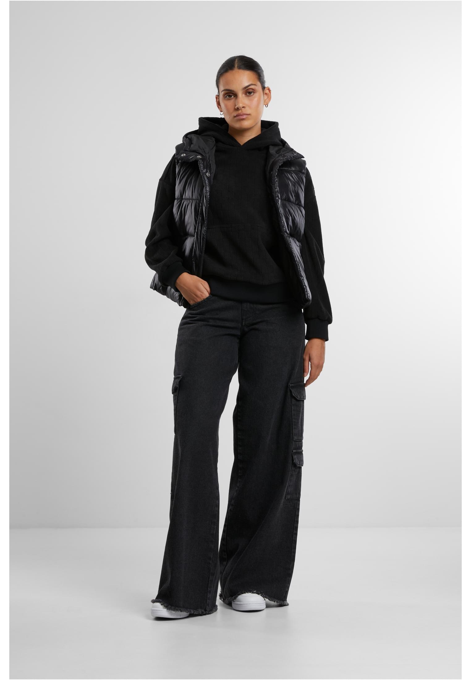 UC Jacquard Velvet Oversized Hoodie - workoutbrands.com