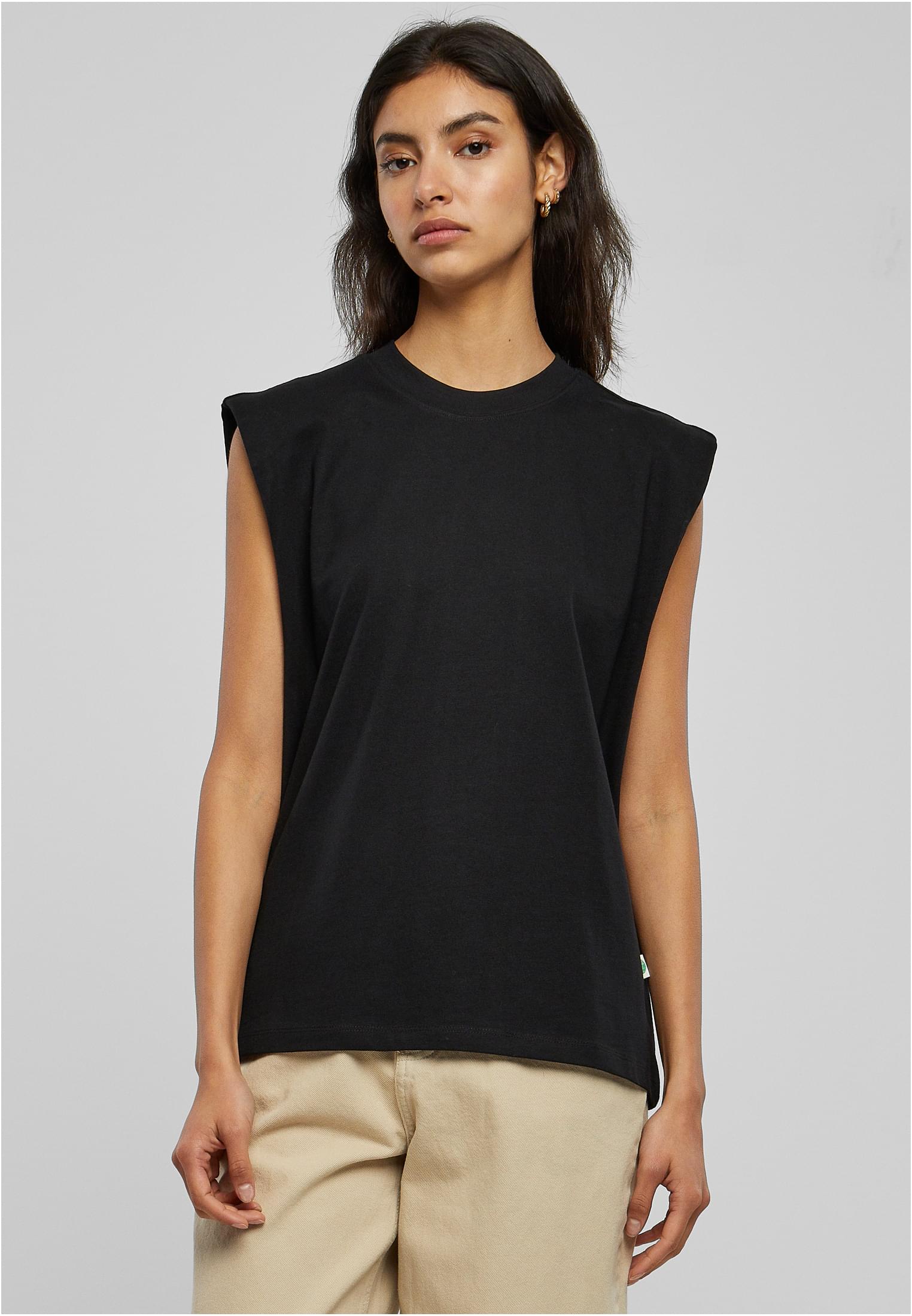 UC Organic Heavy Padded Shoulder Tank Top - workoutbrands.com