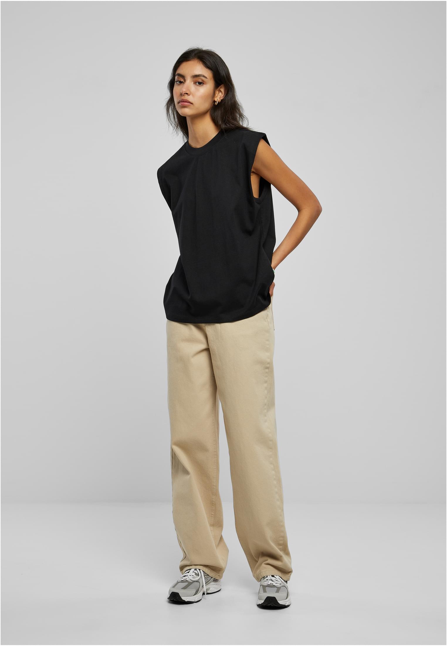 UC Organic Heavy Padded Shoulder Tank Top - workoutbrands.com