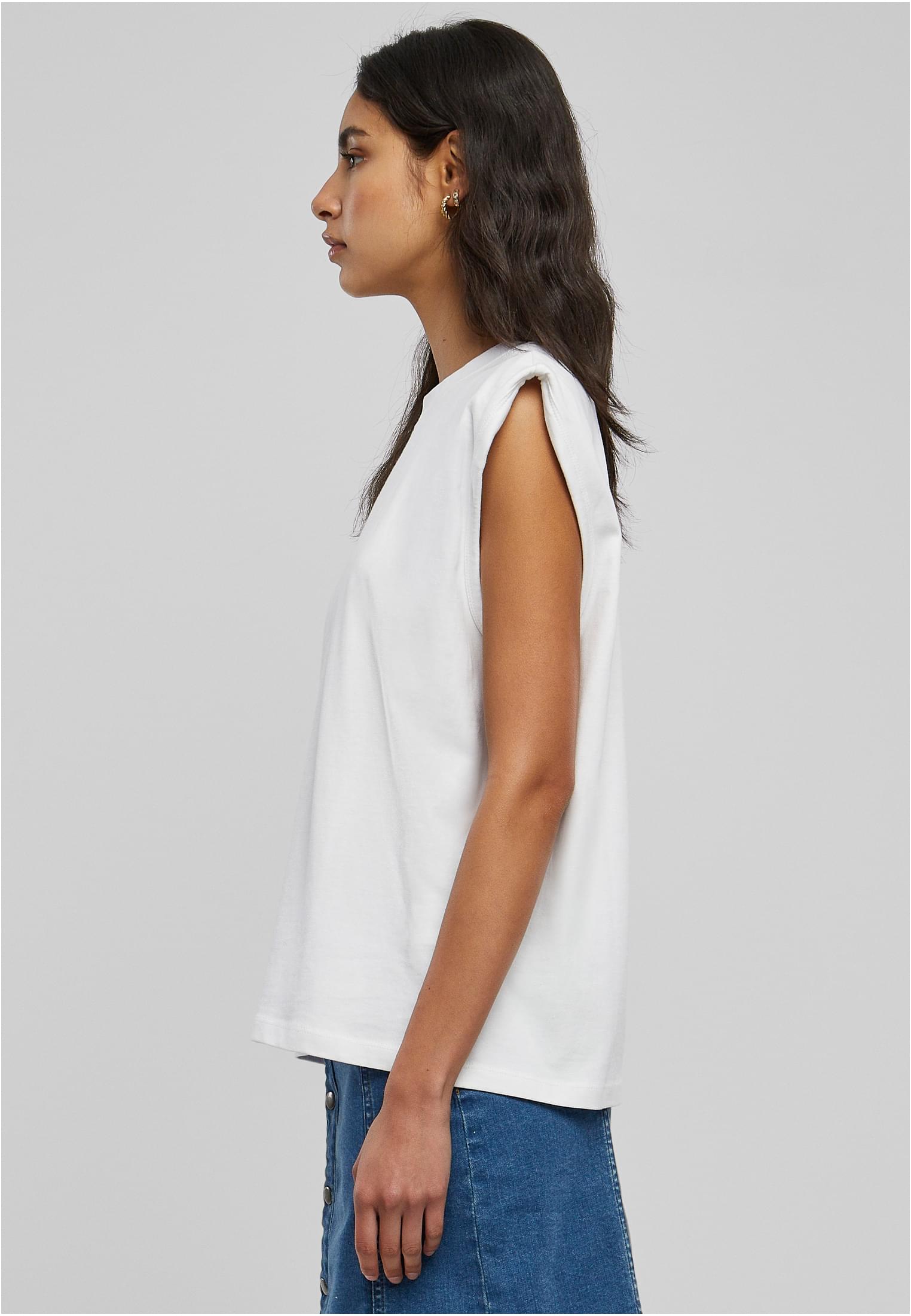 UC Organic Heavy Padded Shoulder Tank Top - workoutbrands.com