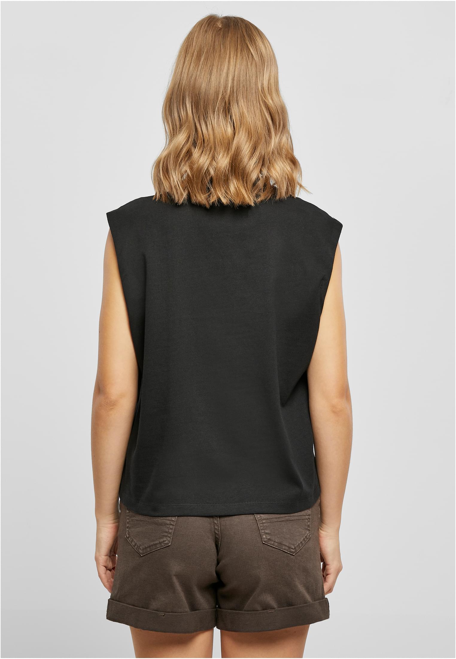 UC Organic Heavy Pleated Shoulder Top - workoutbrands.com