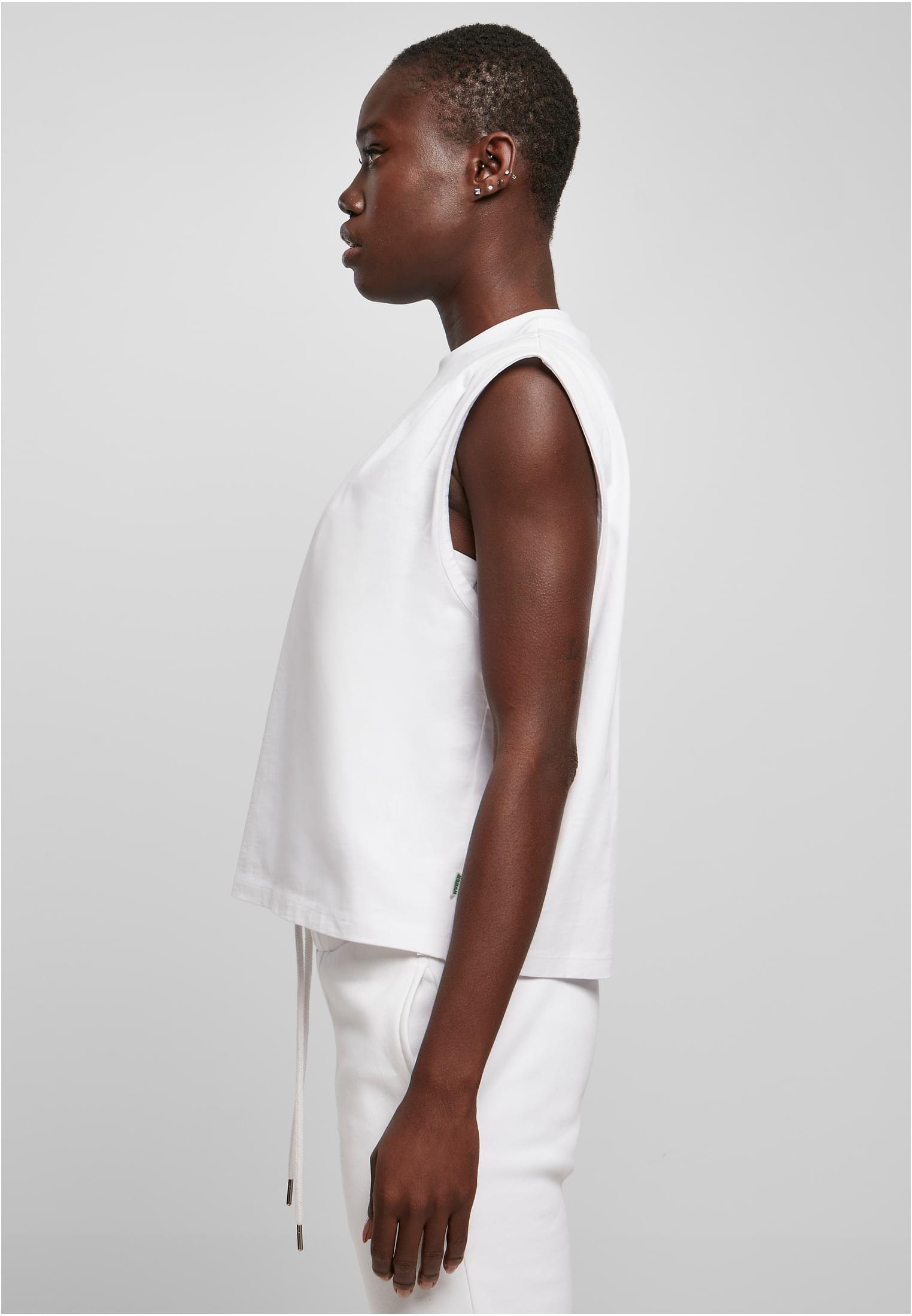 UC Organic Heavy Pleated Shoulder Top - workoutbrands.com