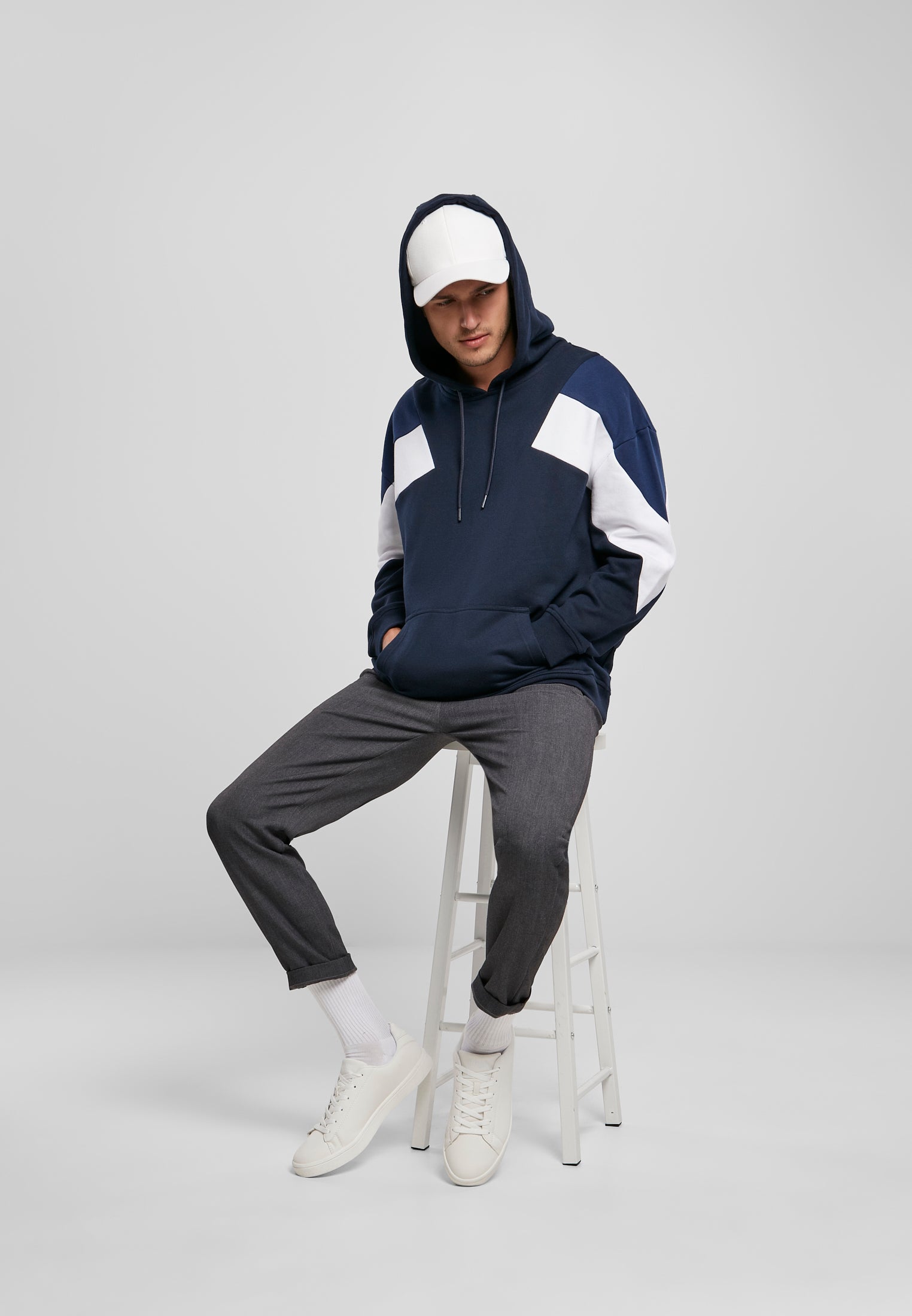 UC Oversized 3-Tone Hoodie - workoutbrands.com