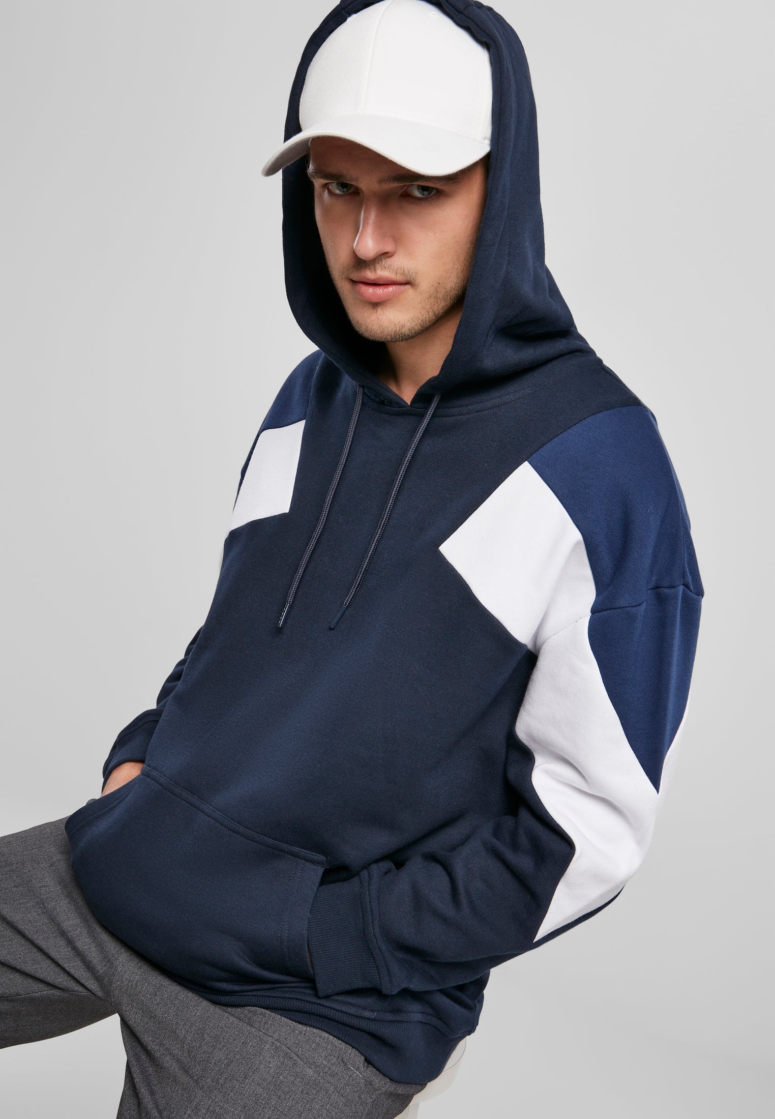 UC Oversized 3-Tone Hoodie - workoutbrands.com