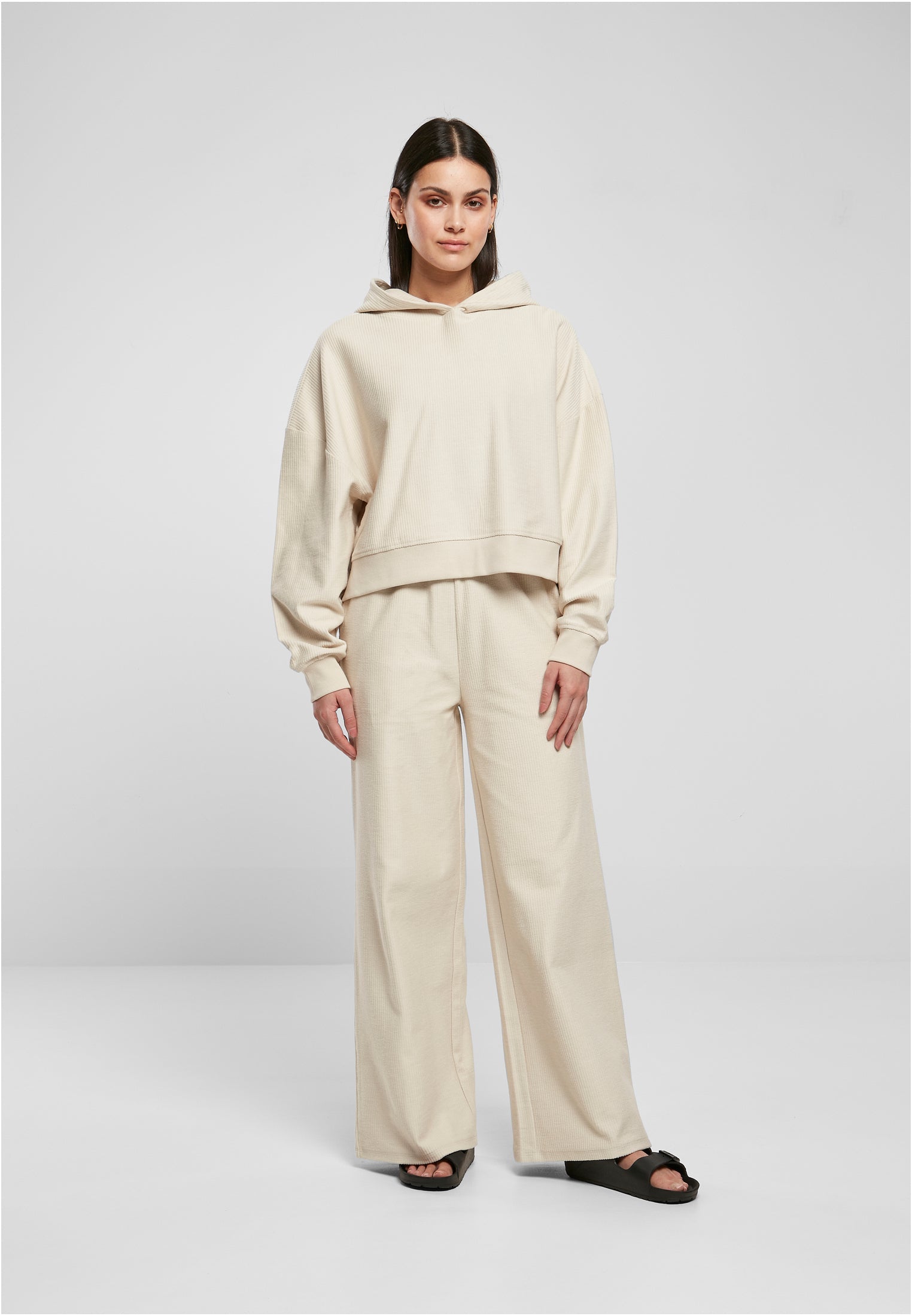 UC Oversized Short Rib Hoody - workoutbrands.com