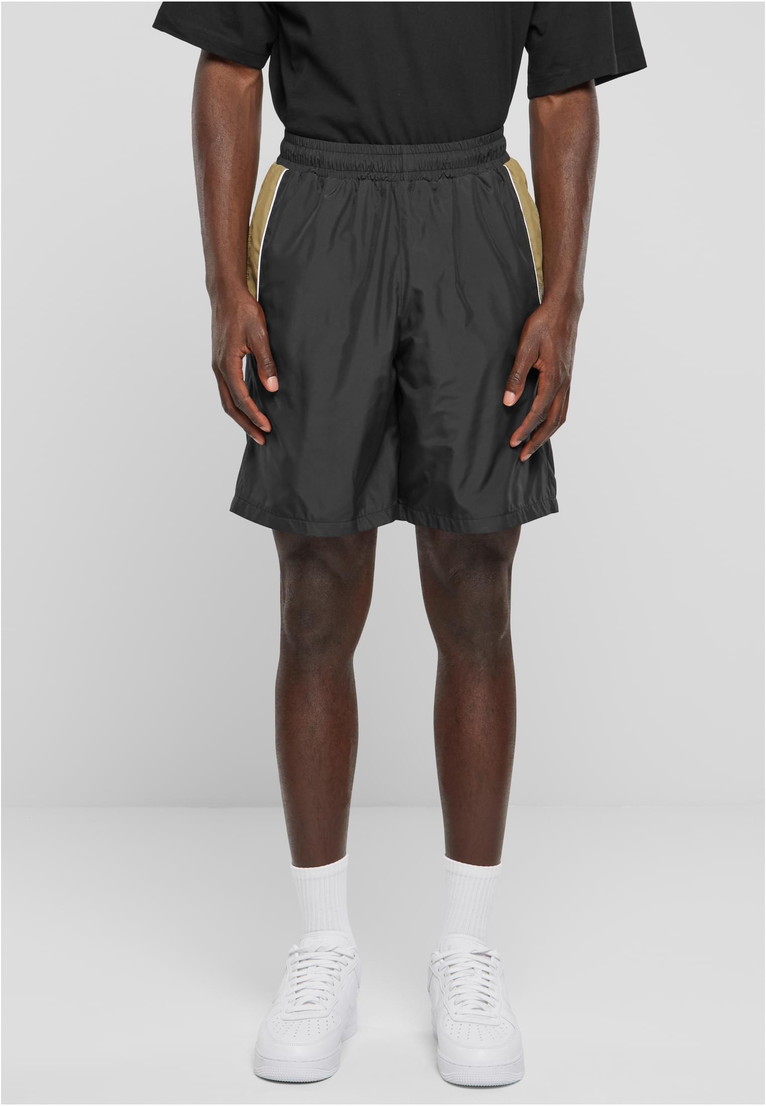 UC Piped Track Shorts - Black - workoutbrands.com
