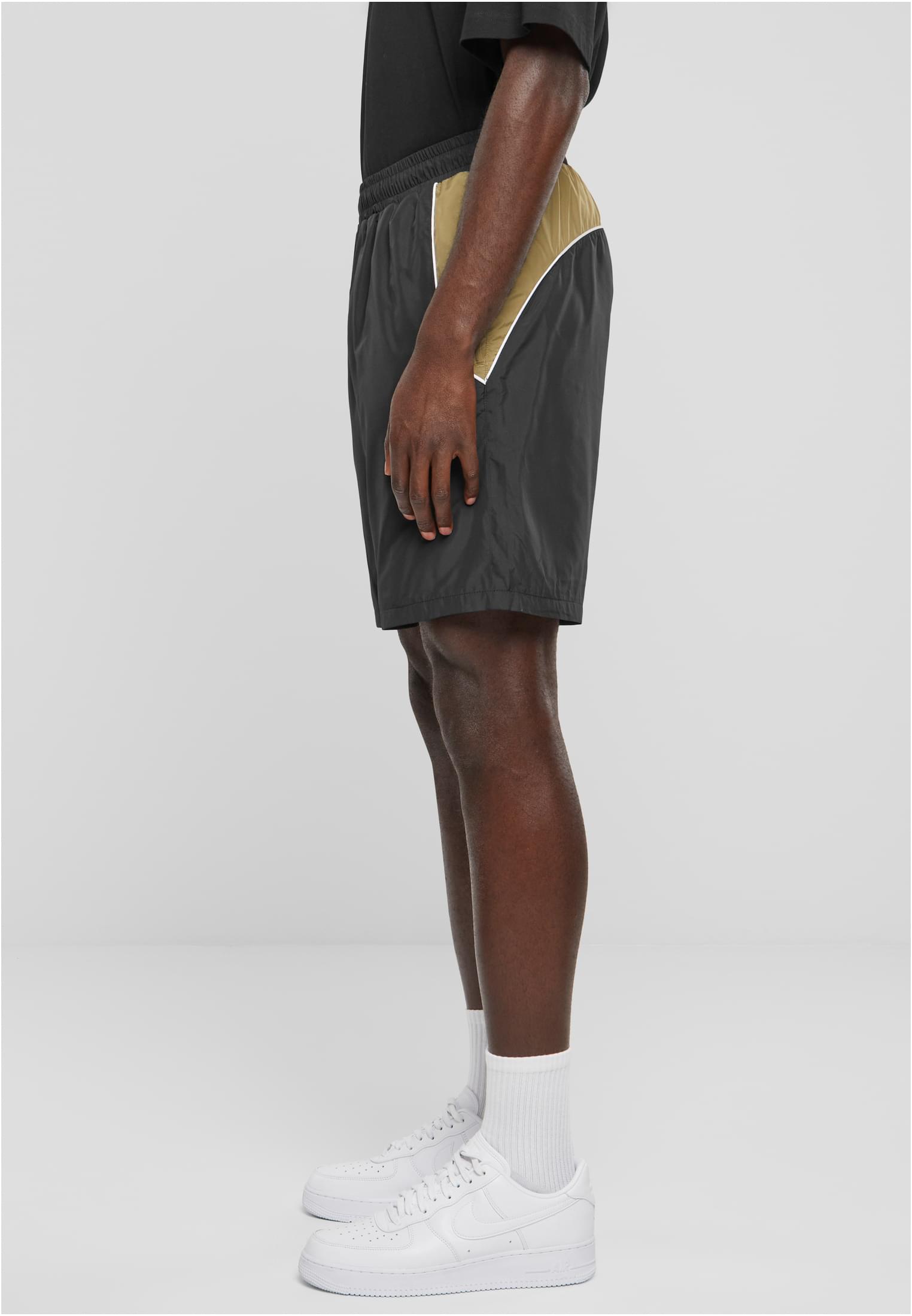 UC Piped Track Shorts - Black - workoutbrands.com