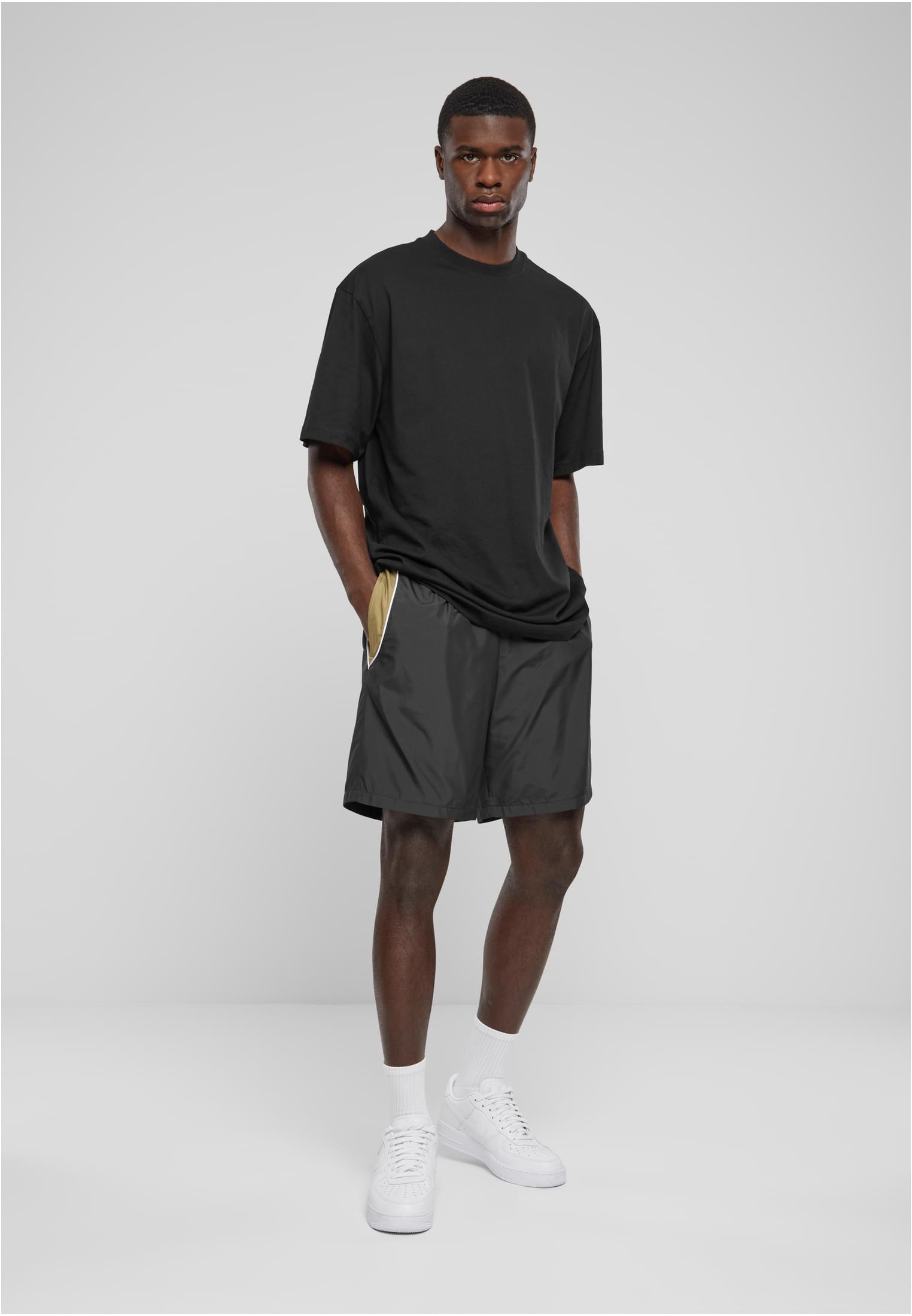 UC Piped Track Shorts - Black - workoutbrands.com