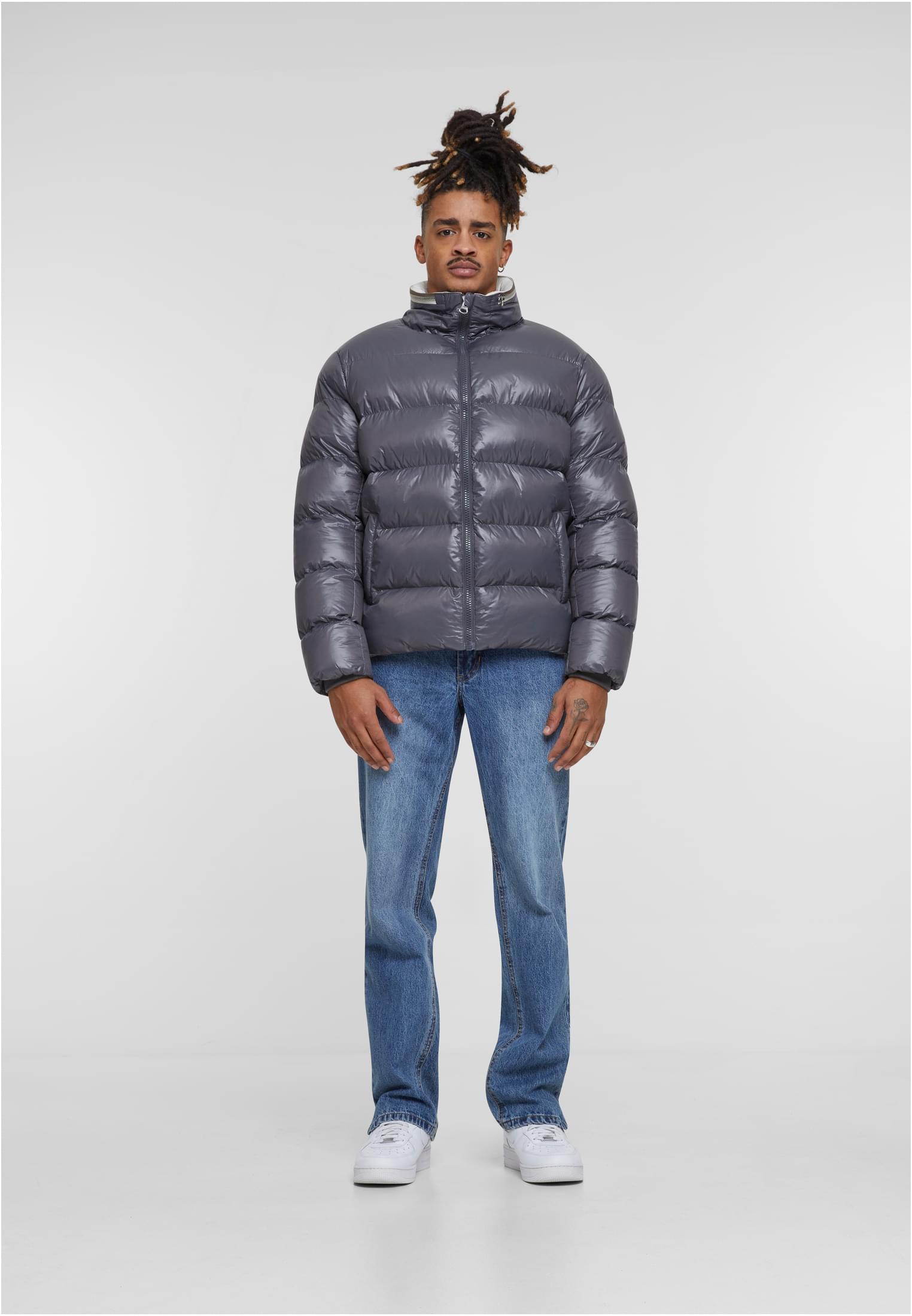 UC Recycled Zip neck Puffer Jacket - workoutbrands.com