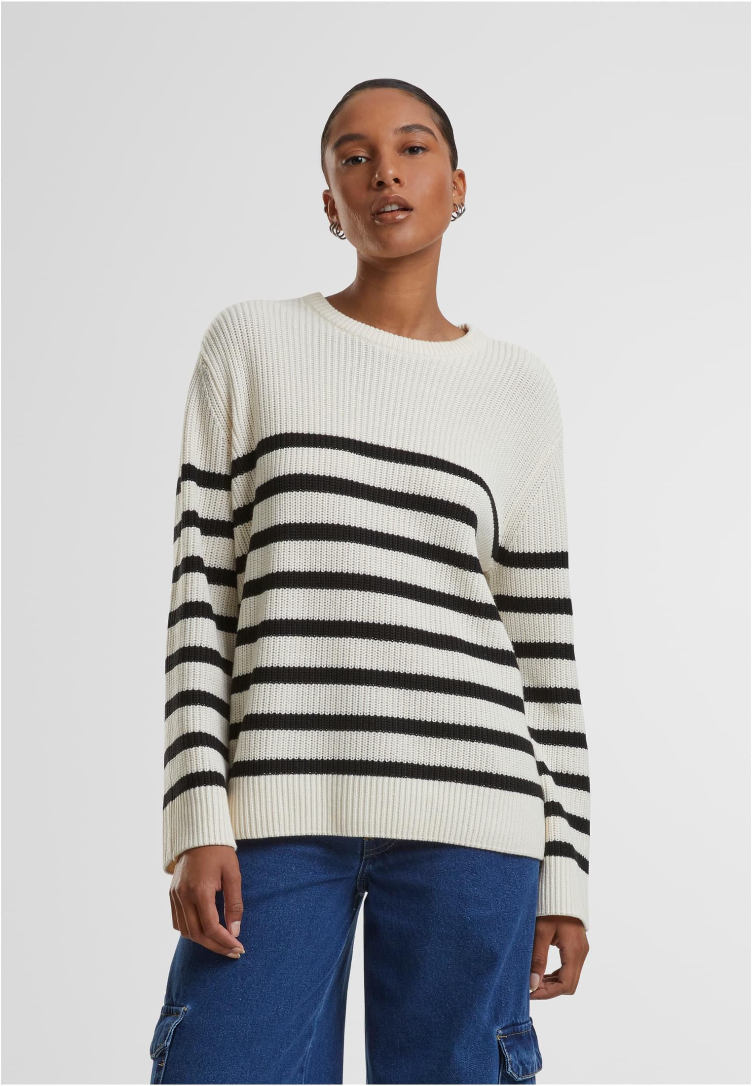 UC Rib Striped Sweater - workoutbrands.com