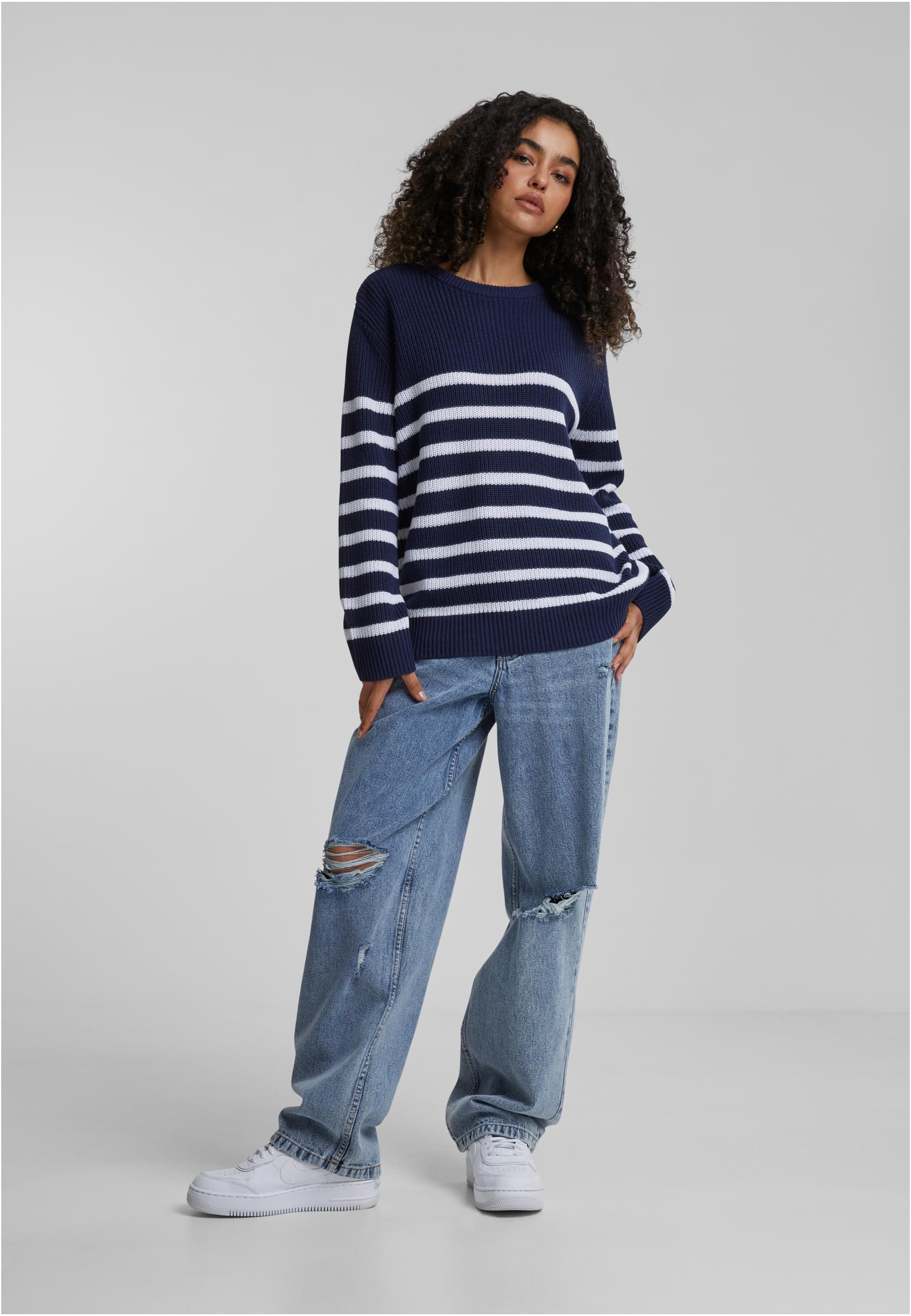 UC Rib Striped Sweater - workoutbrands.com