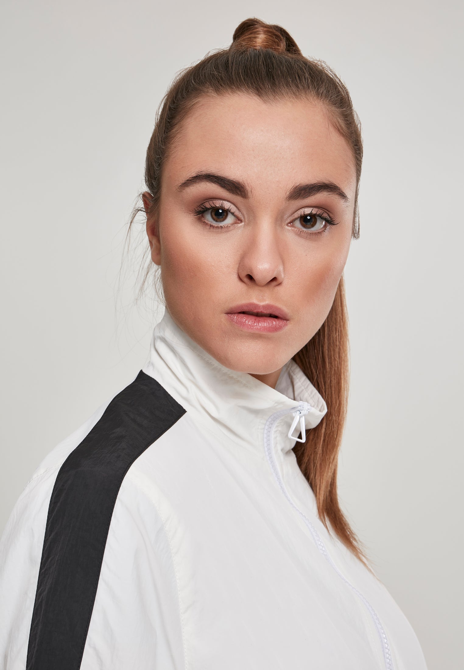 UC Short Striped Crinkle Track Jacket - workoutbrands.com