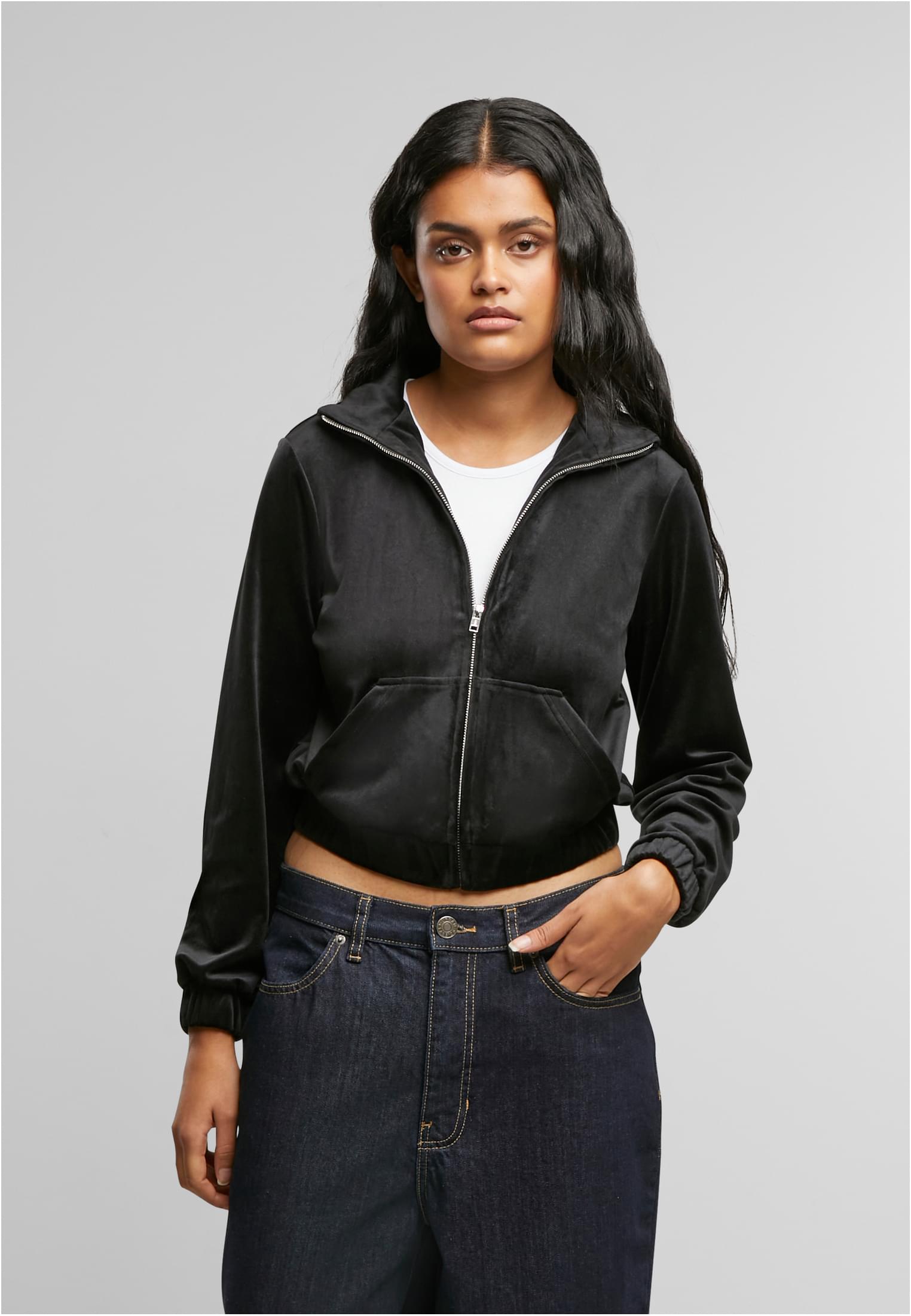UC Short Velvet Track Jacket - workoutbrands.com