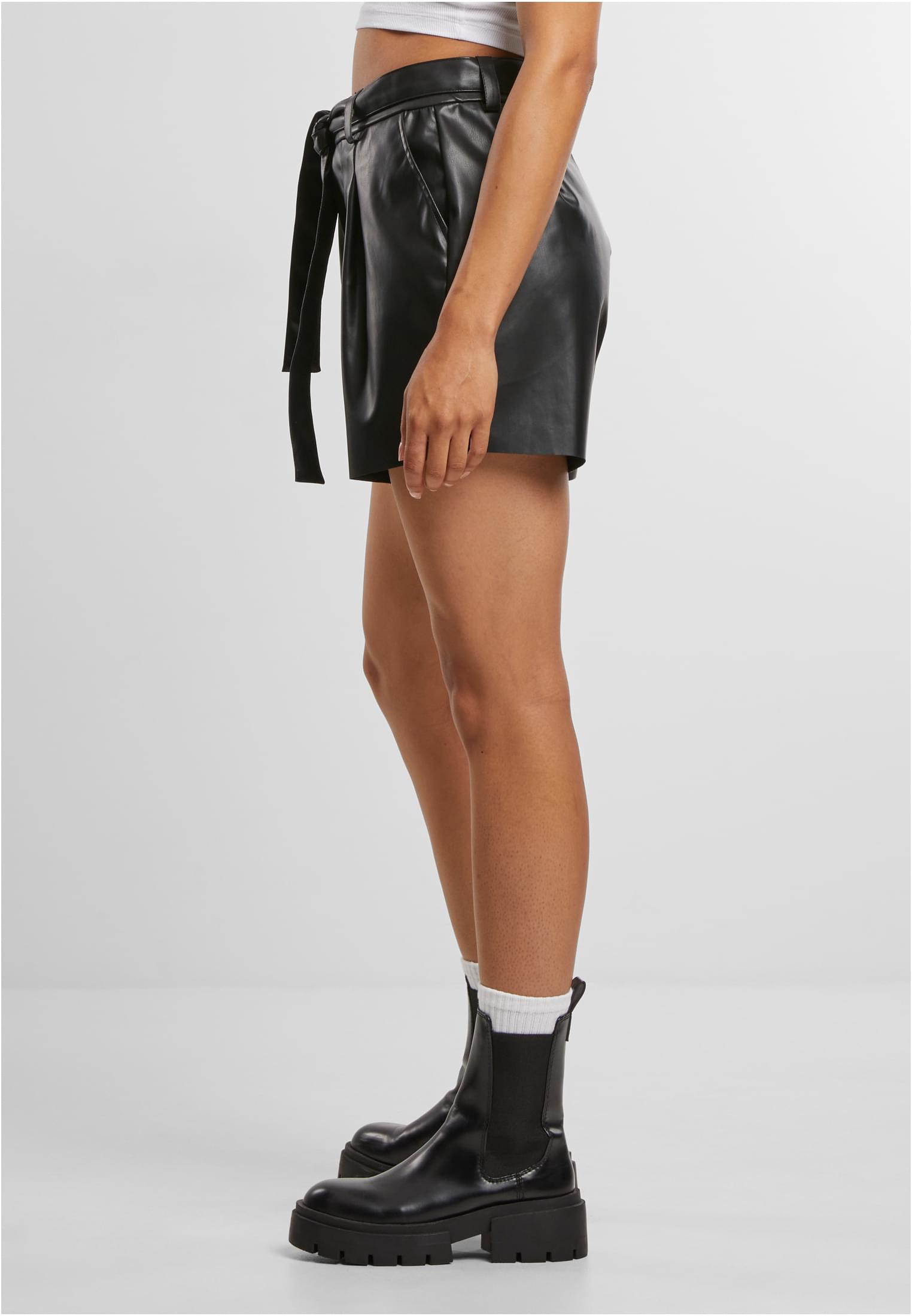 UC Synthetic Leather Shorts - workoutbrands.com