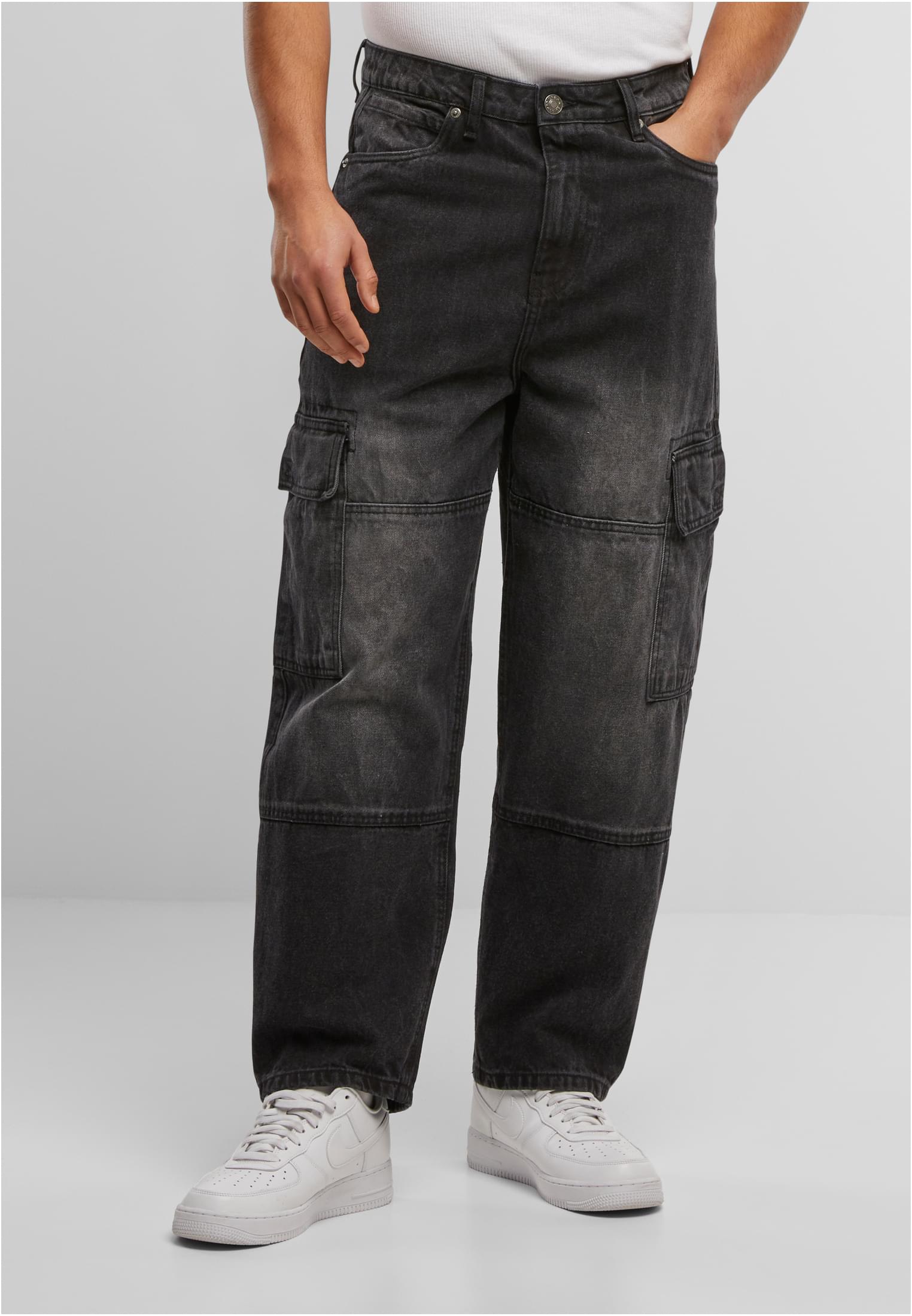 UC Tapered Heavy Ounce Baggy Cargo Jeans - workoutbrands.com