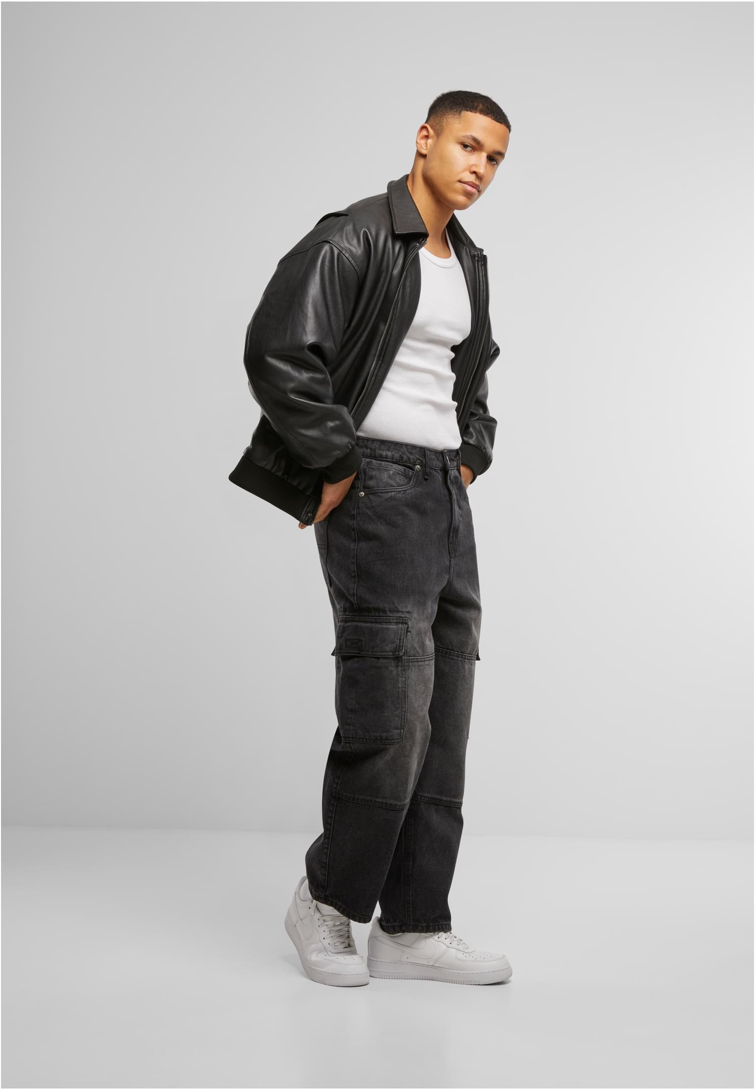 UC Tapered Heavy Ounce Baggy Cargo Jeans - workoutbrands.com