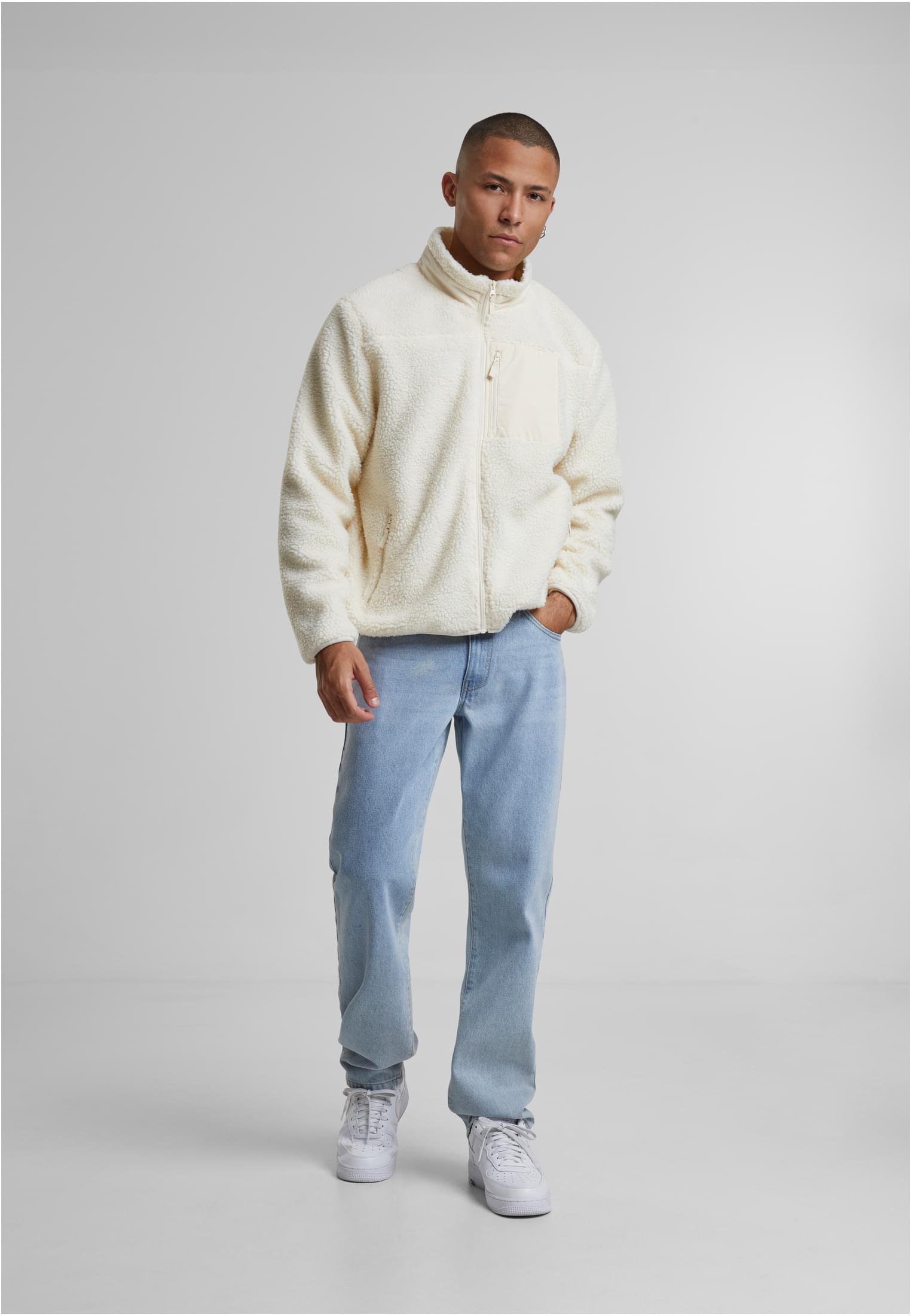 UC Teddy Jacket With Stand Up Collar - workoutbrands.com