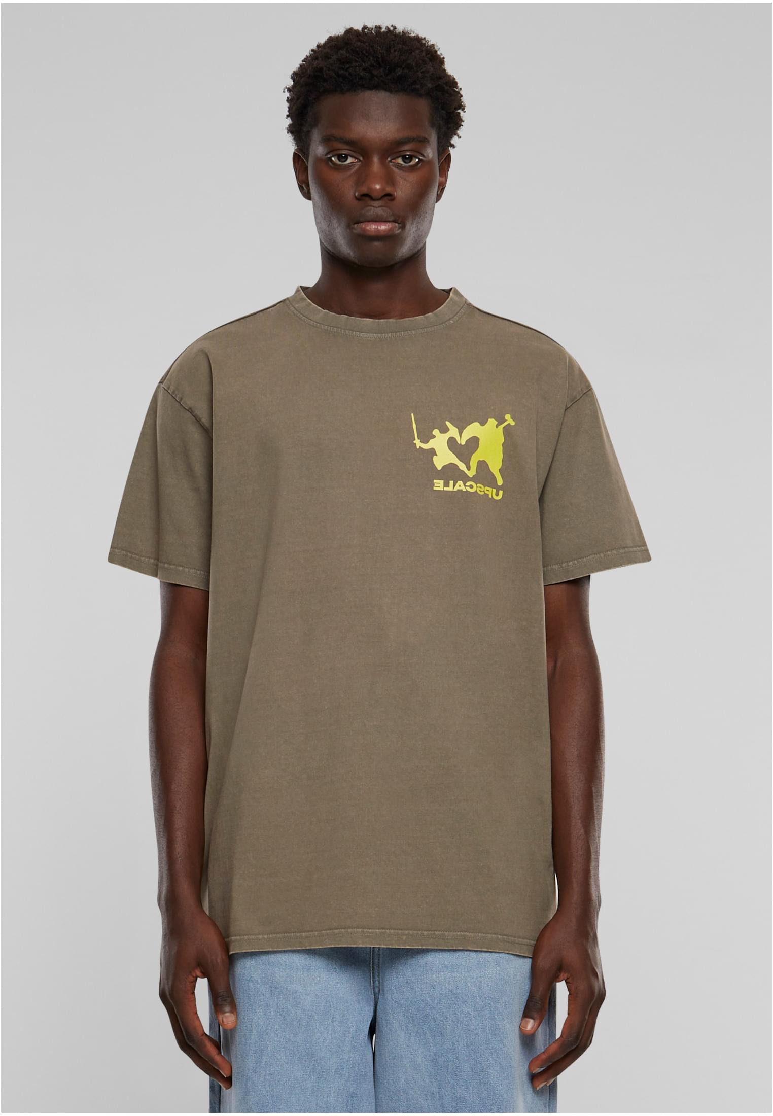 Ultraprovocateur Acid Heavy Oversize Tee darkkhaki XXL - workoutbrands.com