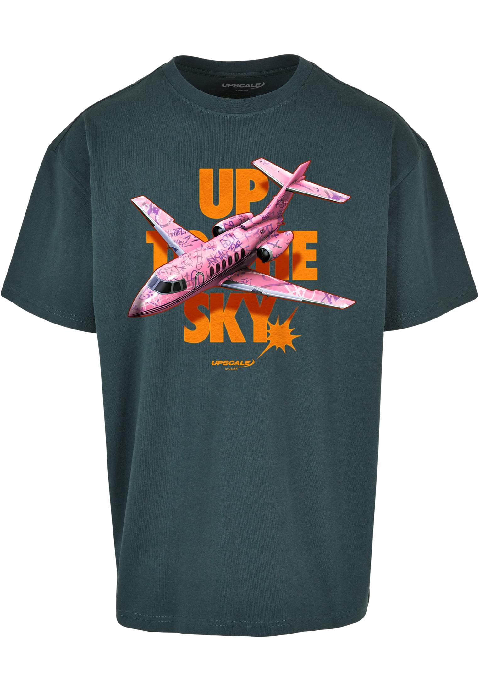 Up to the Sky Oversize Tee bottlegreen XXL - workoutbrands.com