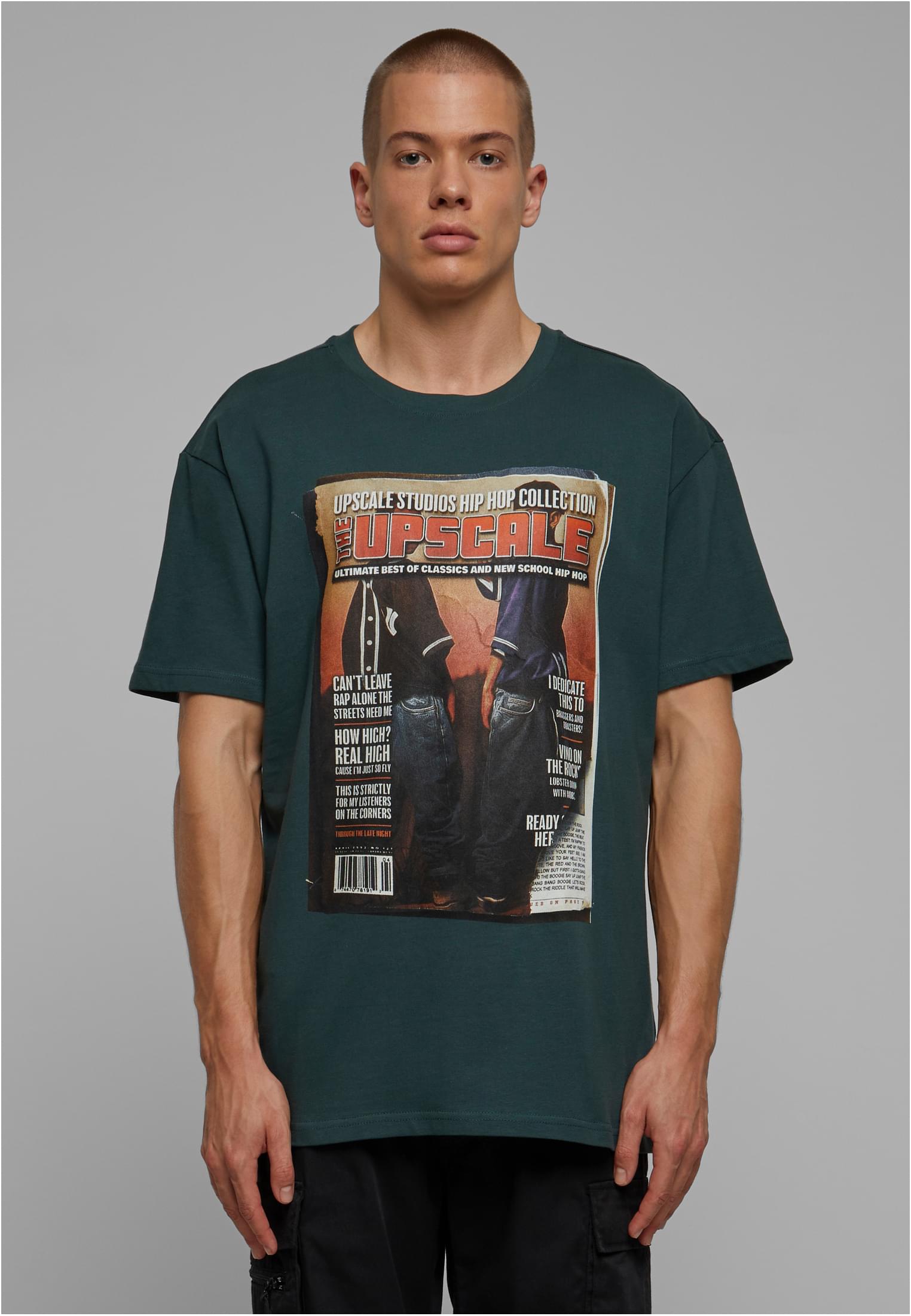Upscale Magazine Oversize Tee bottlegreen XXL - workoutbrands.com