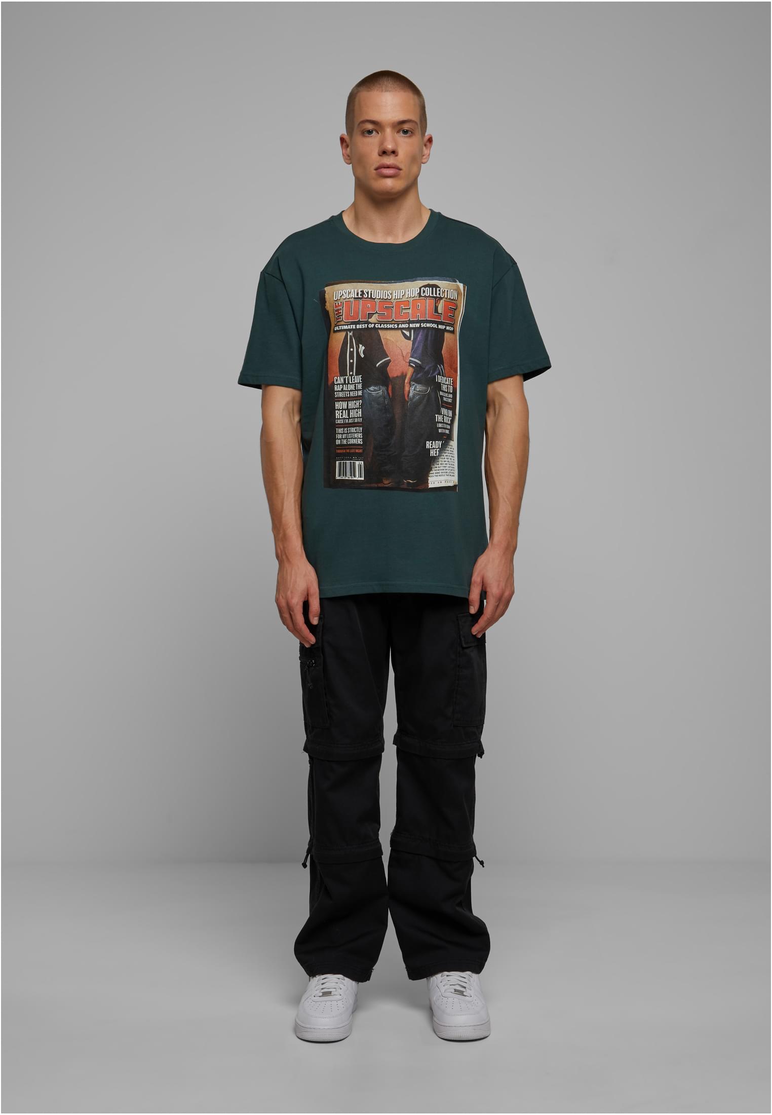 Upscale Magazine Oversize Tee bottlegreen XXL - workoutbrands.com