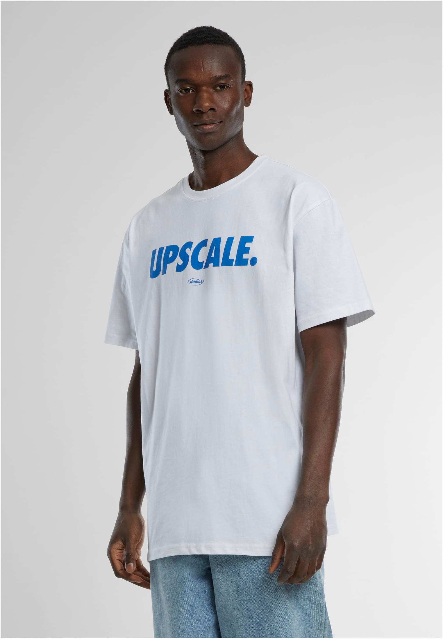 Upscale Sport Font Oversize Tee white XXL - workoutbrands.com
