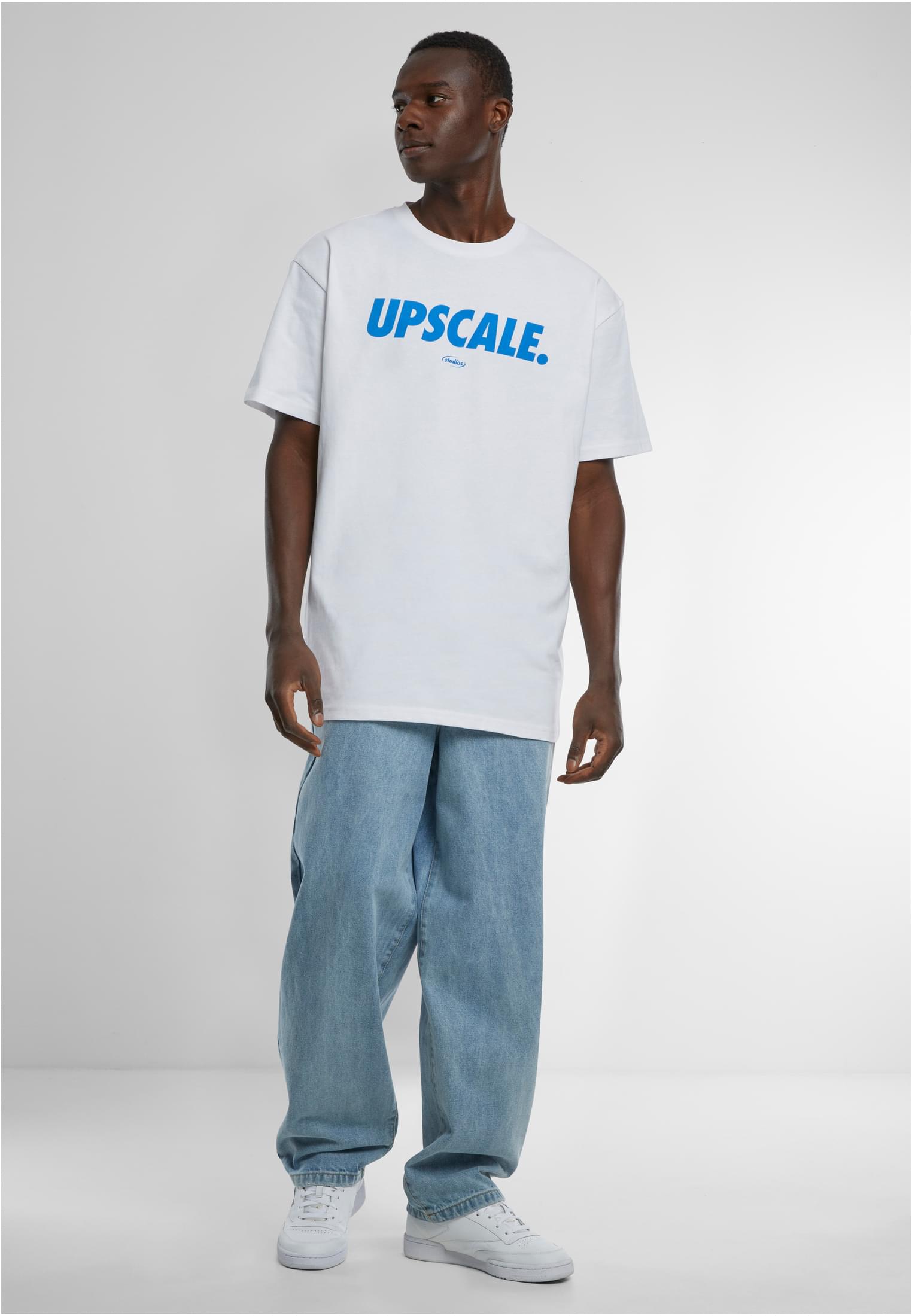 Upscale Sport Font Oversize Tee white XXL - workoutbrands.com