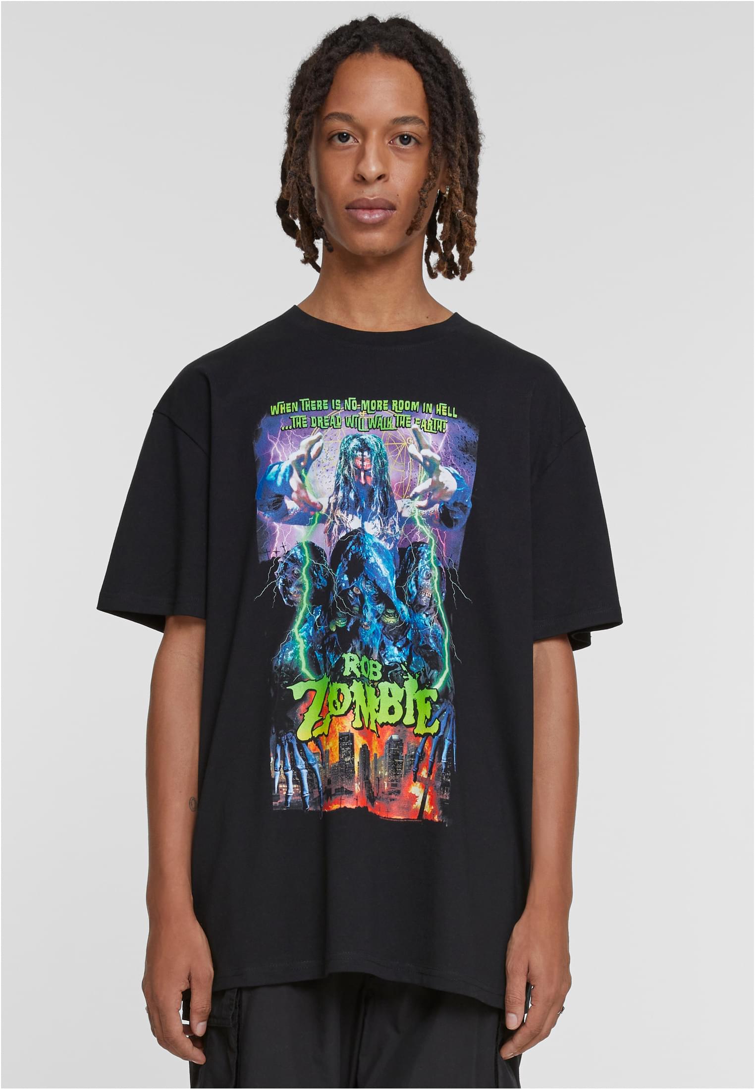 Upscale X Rob Zombie Heavy Overize Tee black XXL - workoutbrands.com