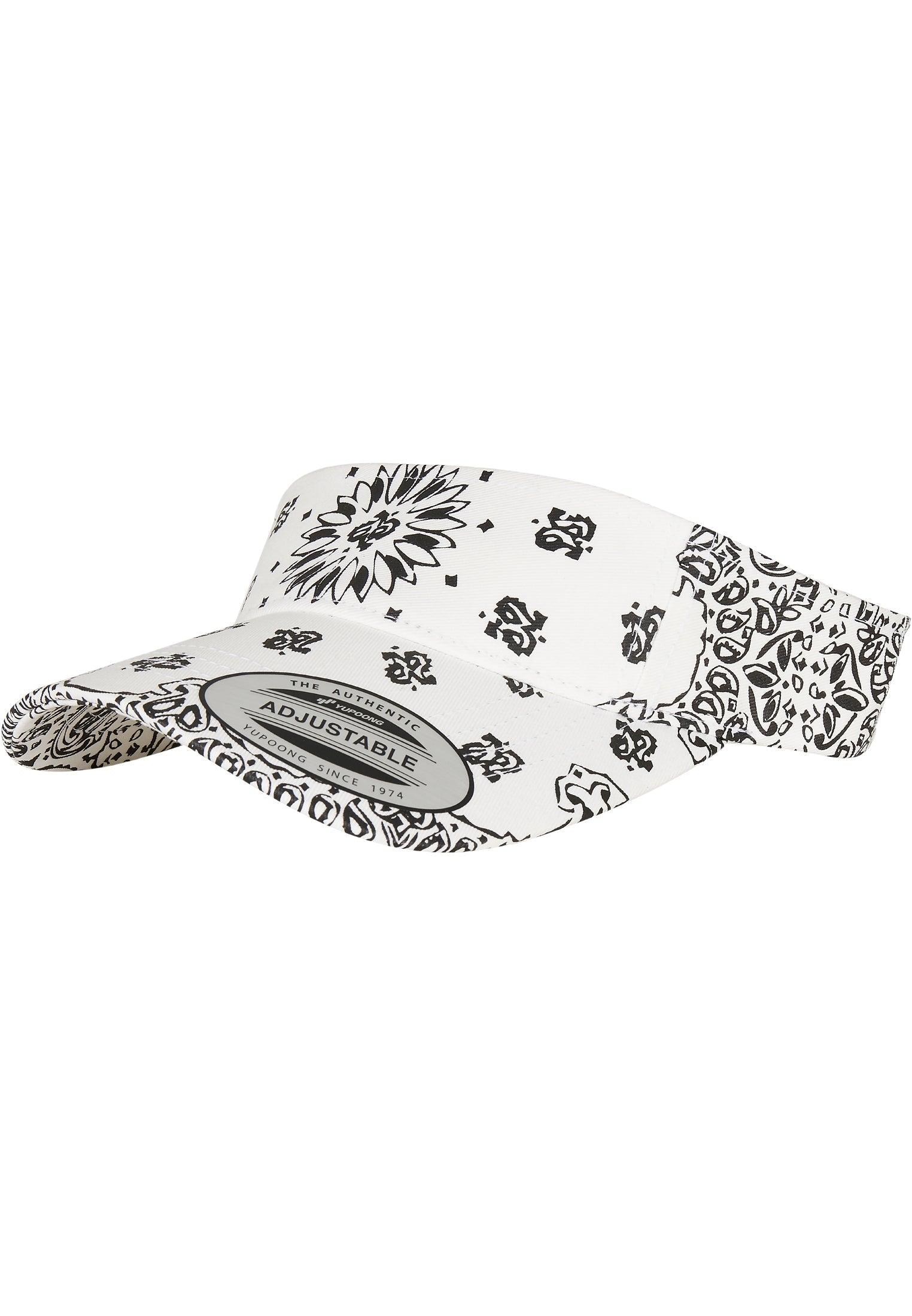 Visor Bandana Print Snapback One Size - workoutbrands.com