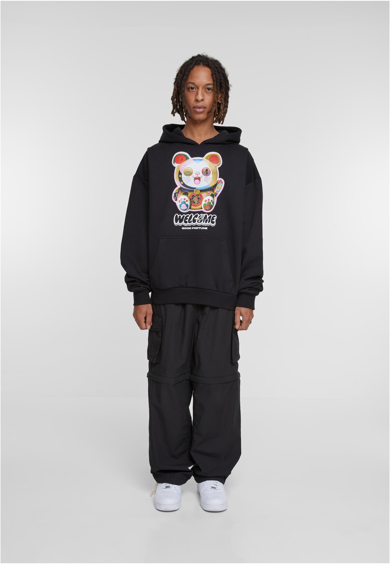 Welcome Cat Ulrta Heavy Oversize Hoodie black XXL - workoutbrands.com