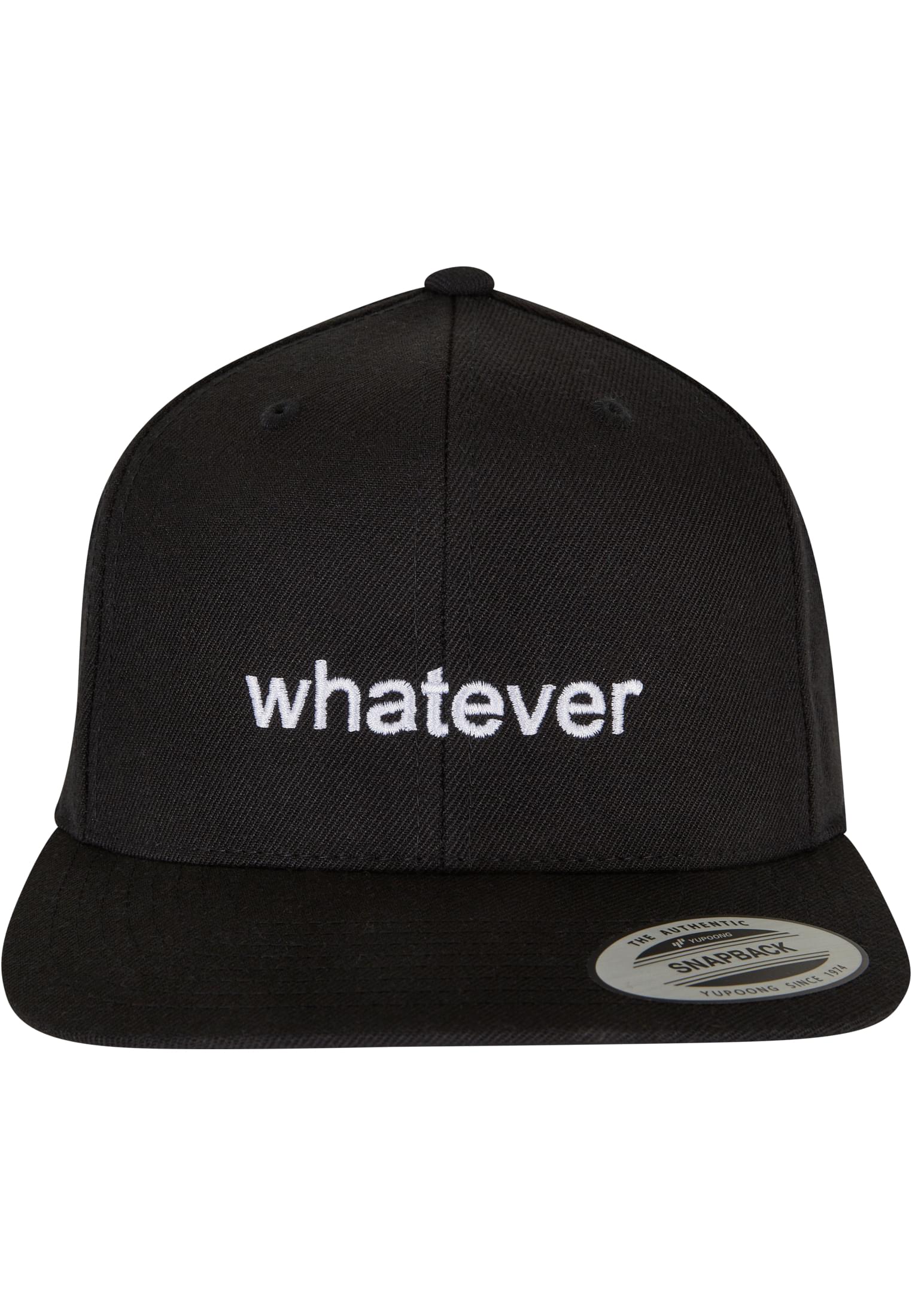 Whatever Snapback black/white one size - workoutbrands.com
