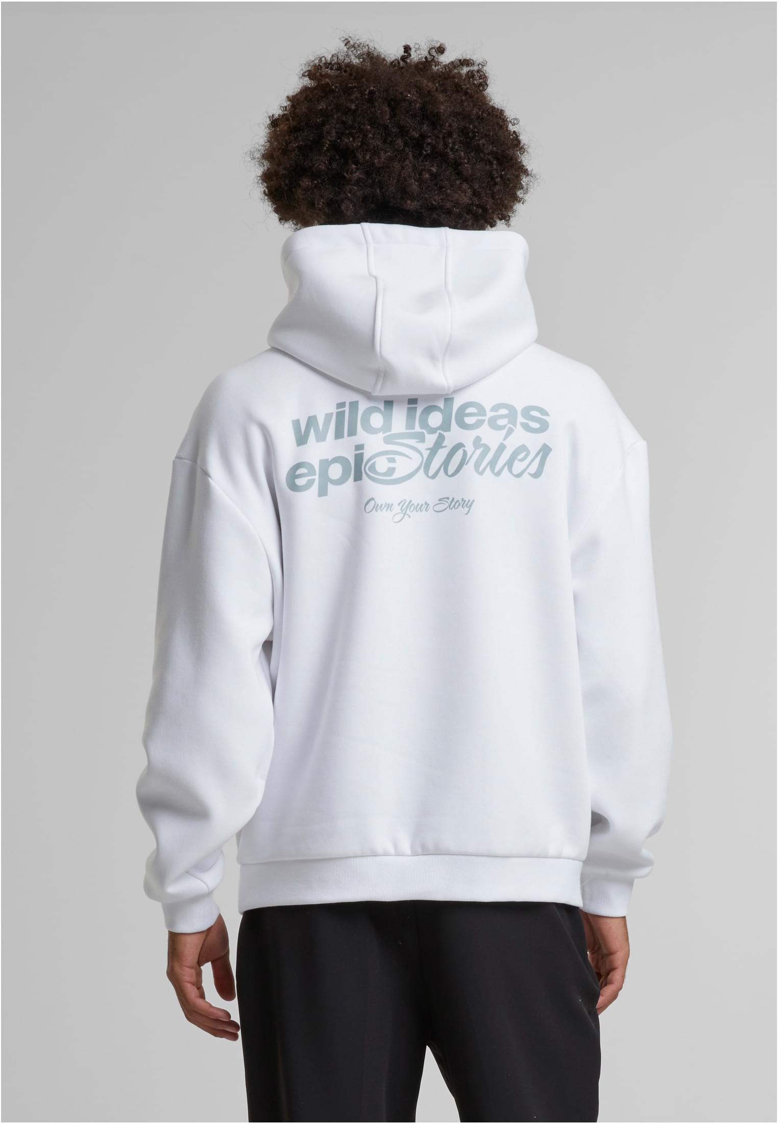 Wild Stories Fluffy Hoody white XXL - workoutbrands.com