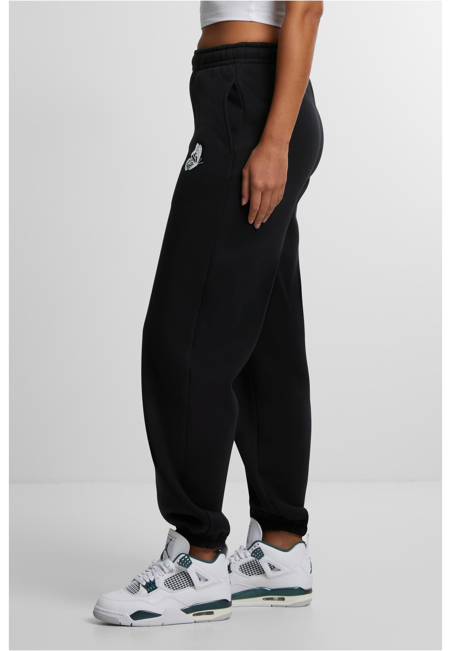 Wildest Dreams Ladies Fluffy Sweatpants black XXL - workoutbrands.com