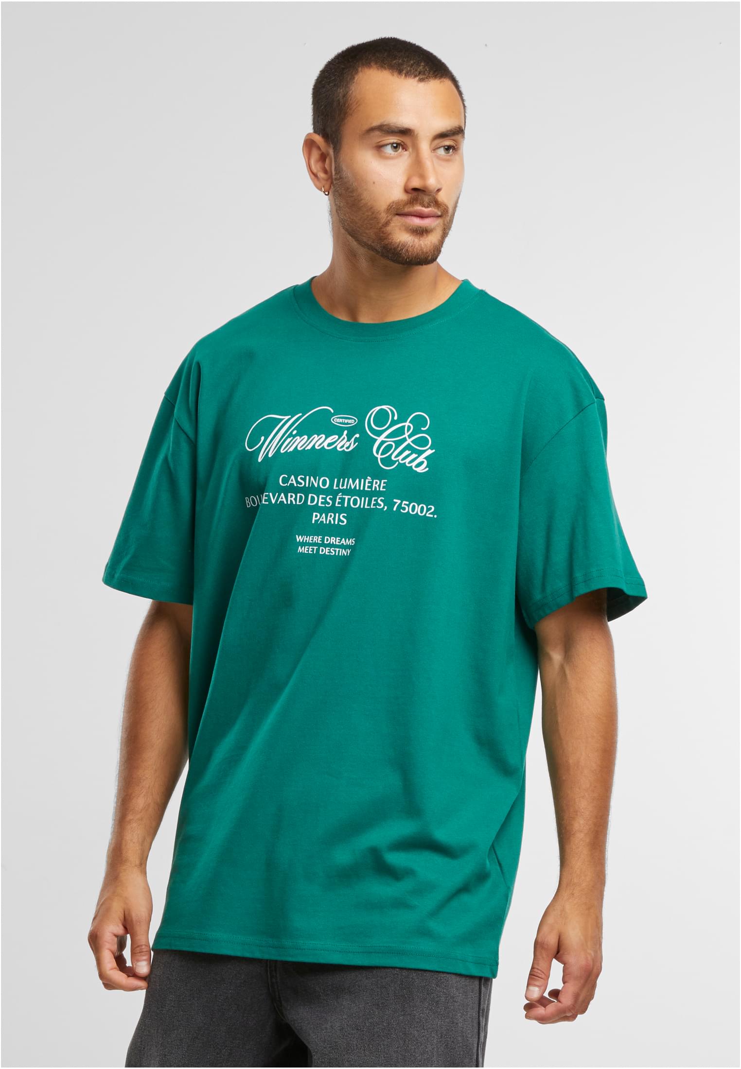 Winners Club Oversize Tee green XXL - workoutbrands.com