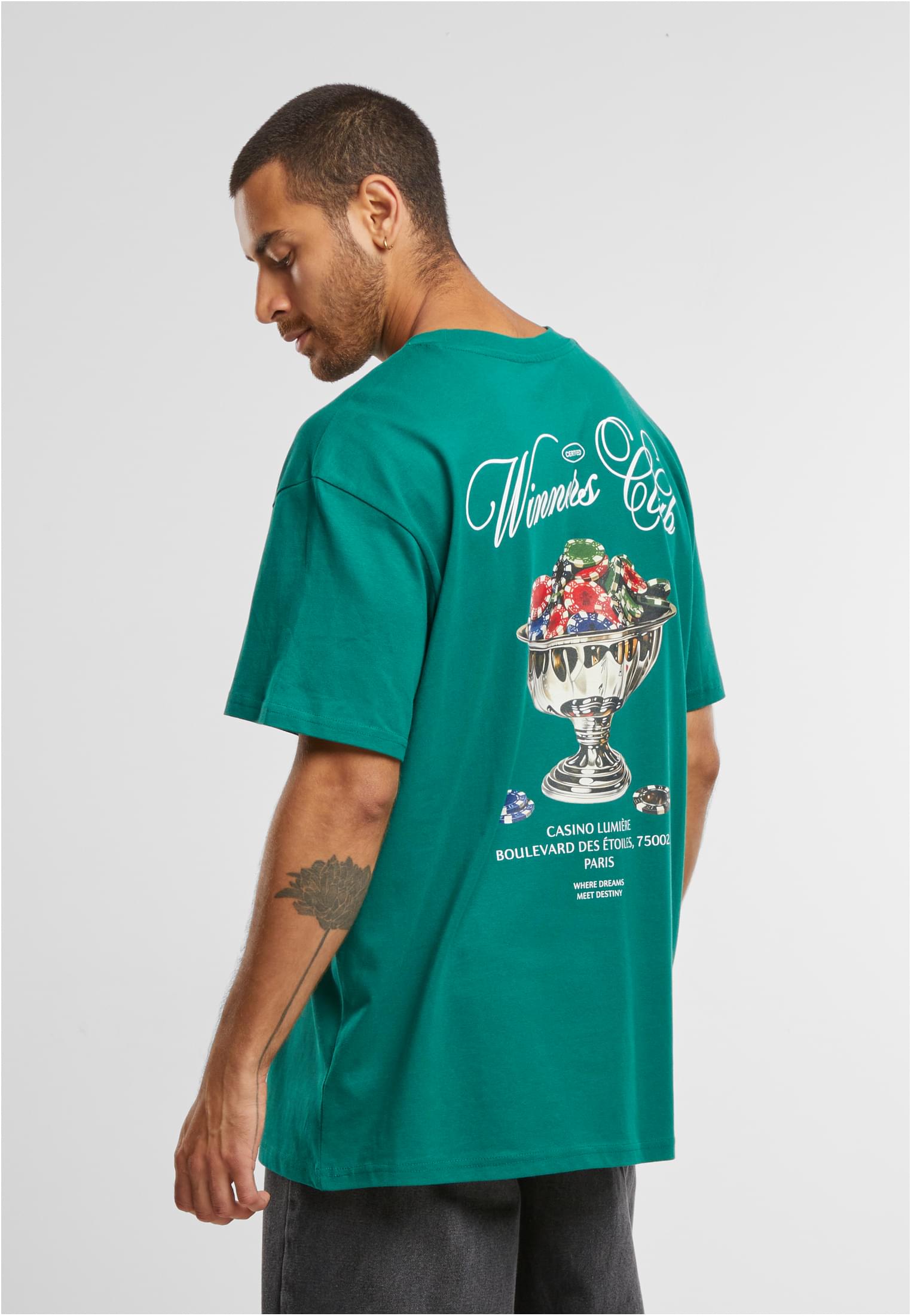 Winners Club Oversize Tee green XXL - workoutbrands.com