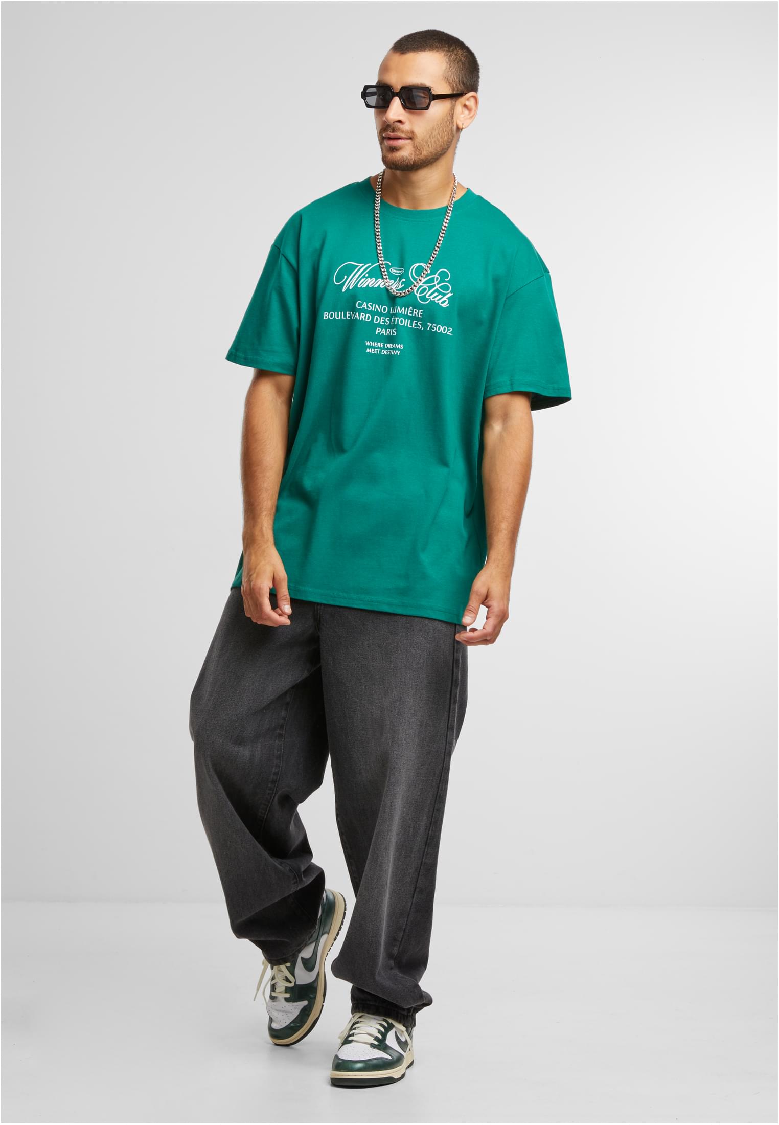 Winners Club Oversize Tee green XXL - workoutbrands.com