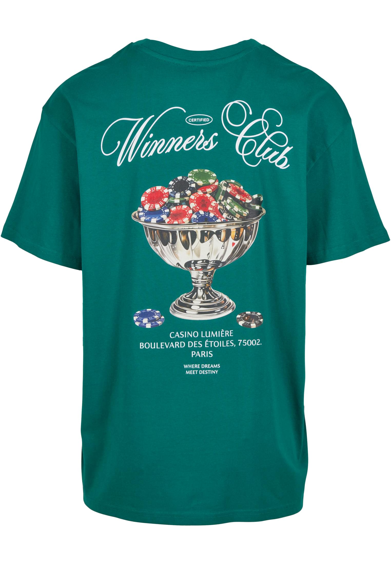 Winners Club Oversize Tee green XXL - workoutbrands.com