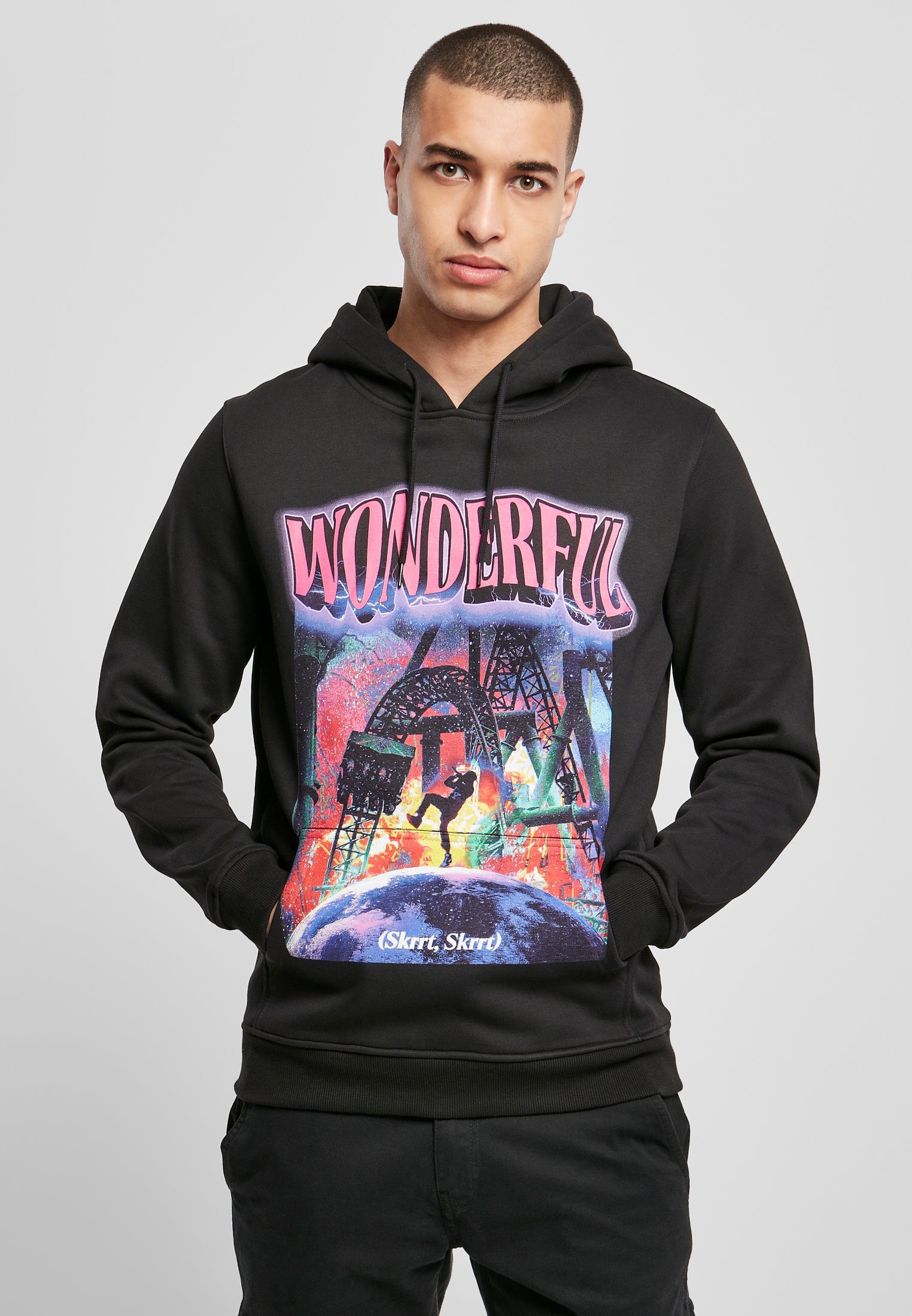 Wonderful Hoody heather grey XXL - workoutbrands.com