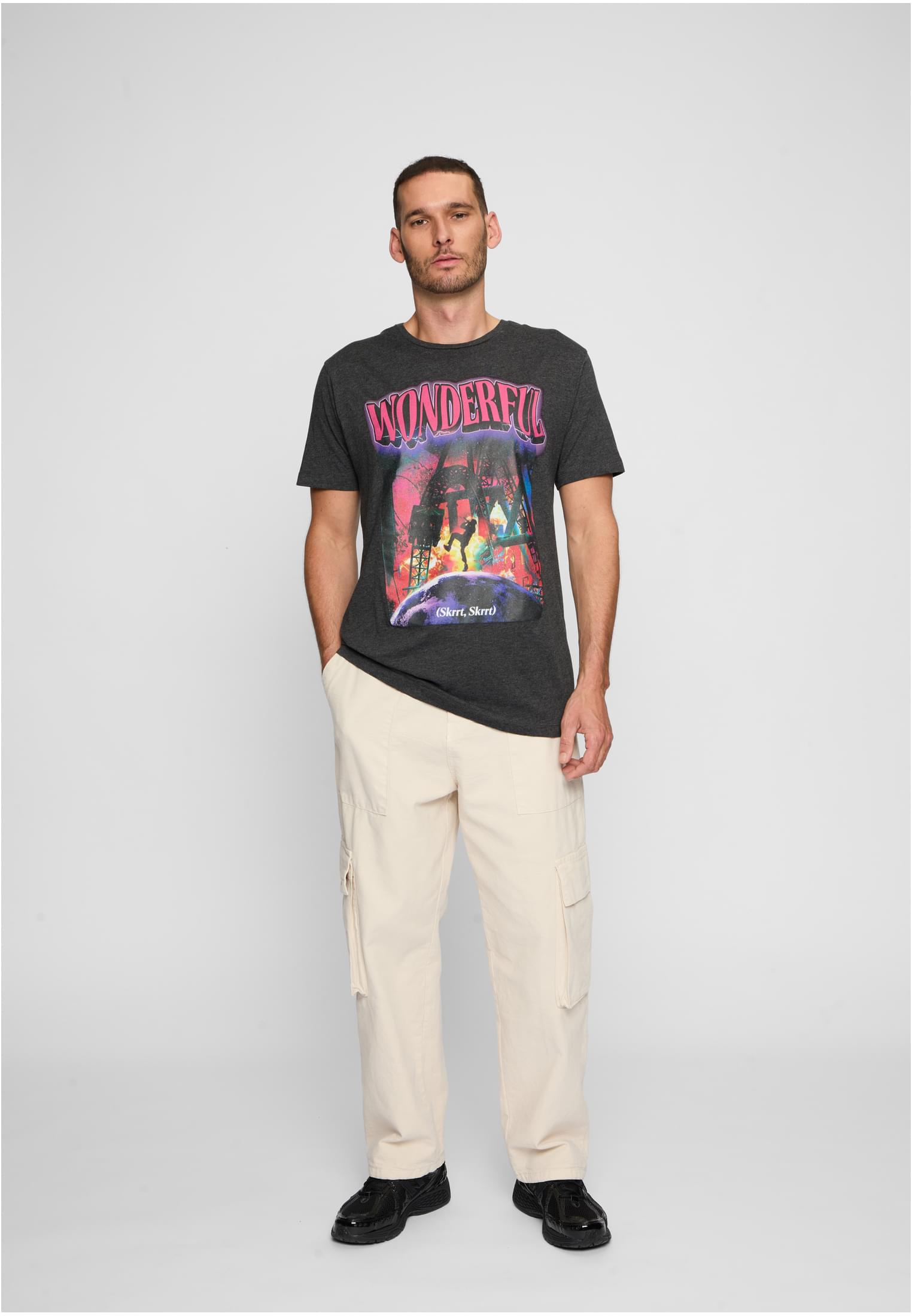 Wonderful Tee heather grey XS - workoutbrands.com