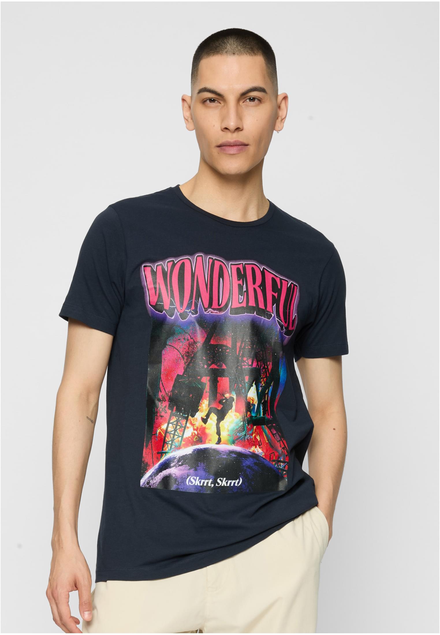 Wonderful Tee heather grey XS - workoutbrands.com