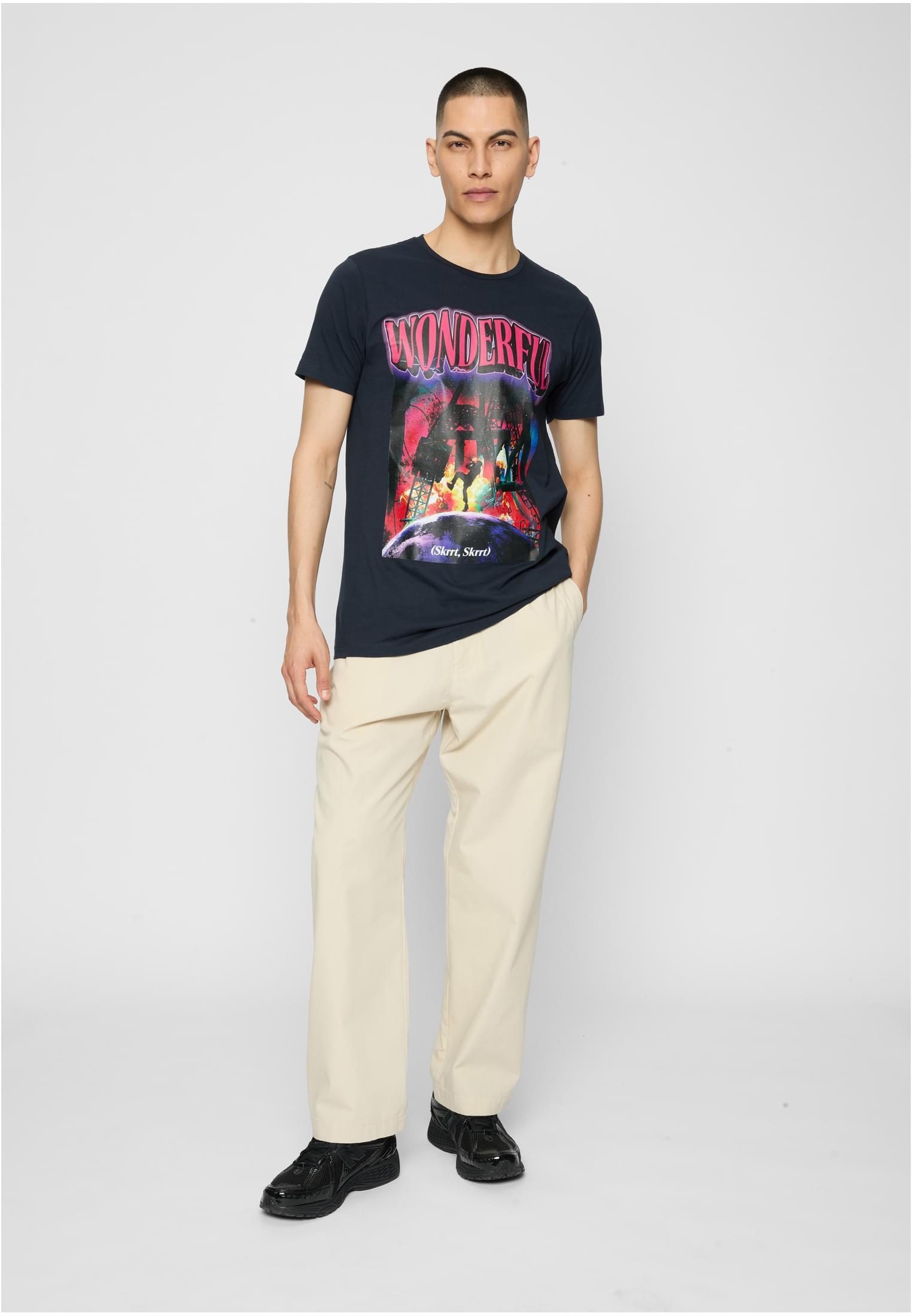 Wonderful Tee heather grey XS - workoutbrands.com