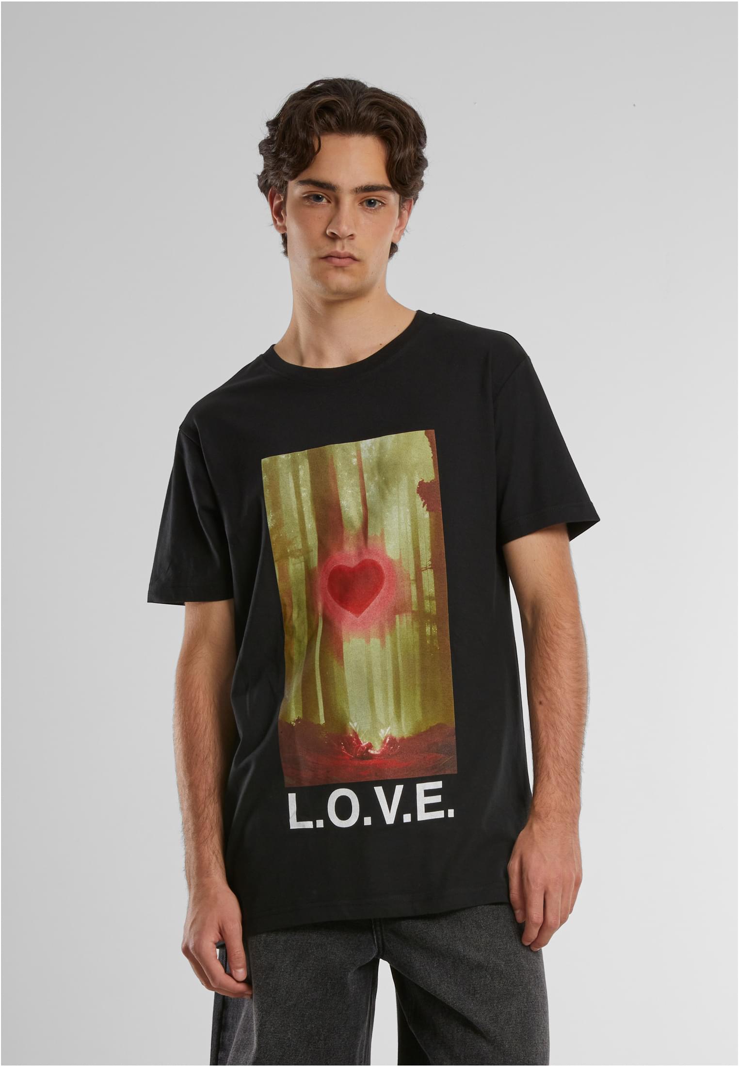 Wood Love Tee black XXL - workoutbrands.com