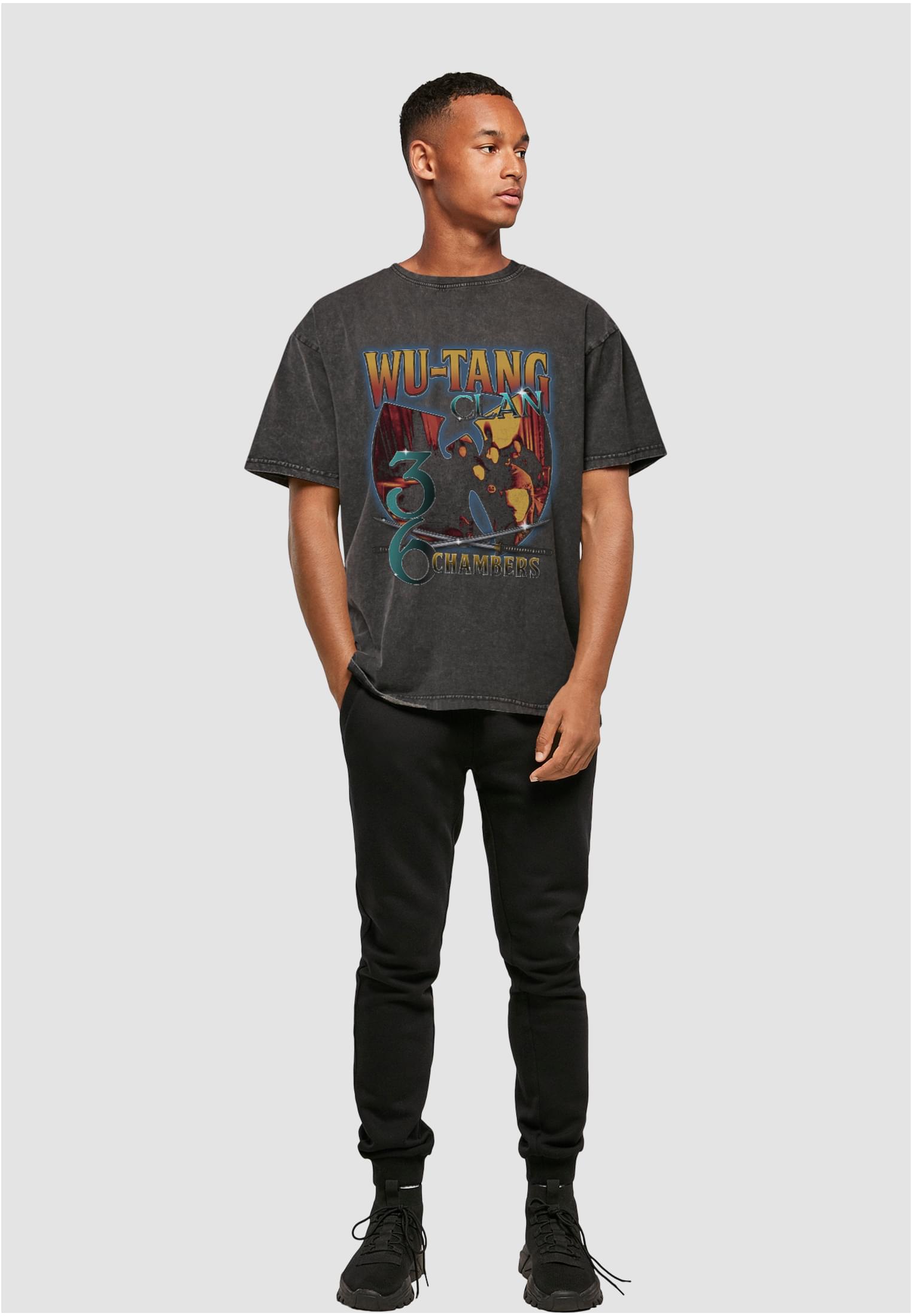 Wu Tang 36 Chambers Acid Was oversize Tee black XXL - workoutbrands.com