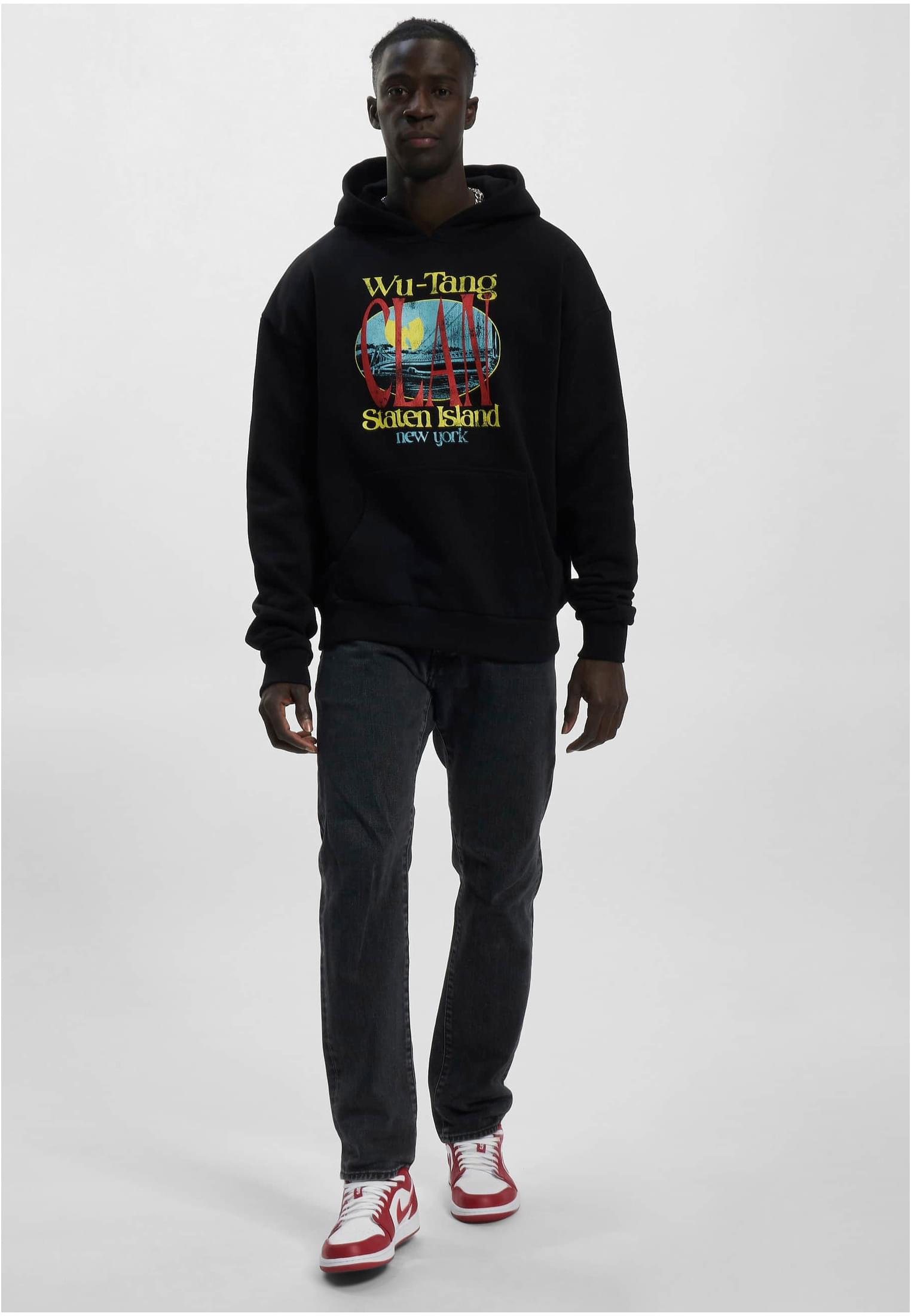 Wu Tang Staten Island Heavy Oversize Hoodie black XXL - workoutbrands.com