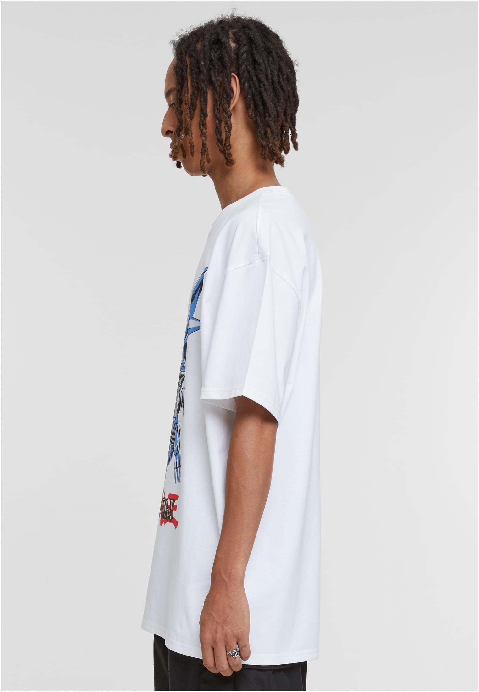 Yu-Ghi-Oh Blue Eyes White Dragon Heavy Oversize Tee white XXL - workoutbrands.com