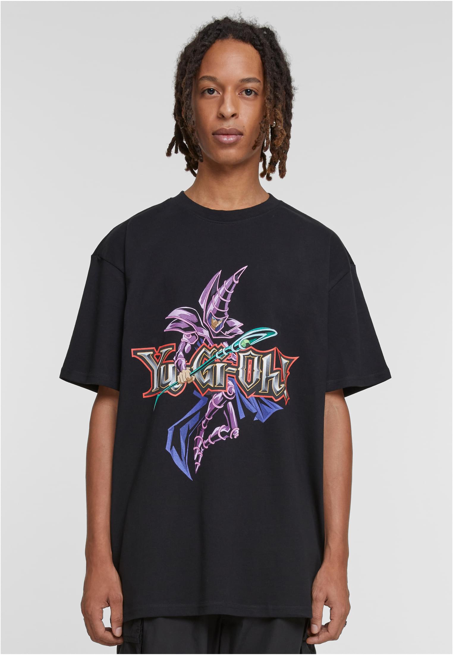 Yu-Ghi-Oh Dark Magician Heavy Oversize Tee black XXL - workoutbrands.com