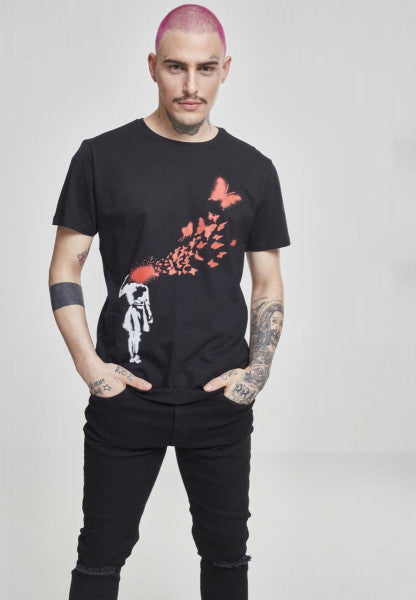 MC Banksy´s Graffiti Butterfly Tee